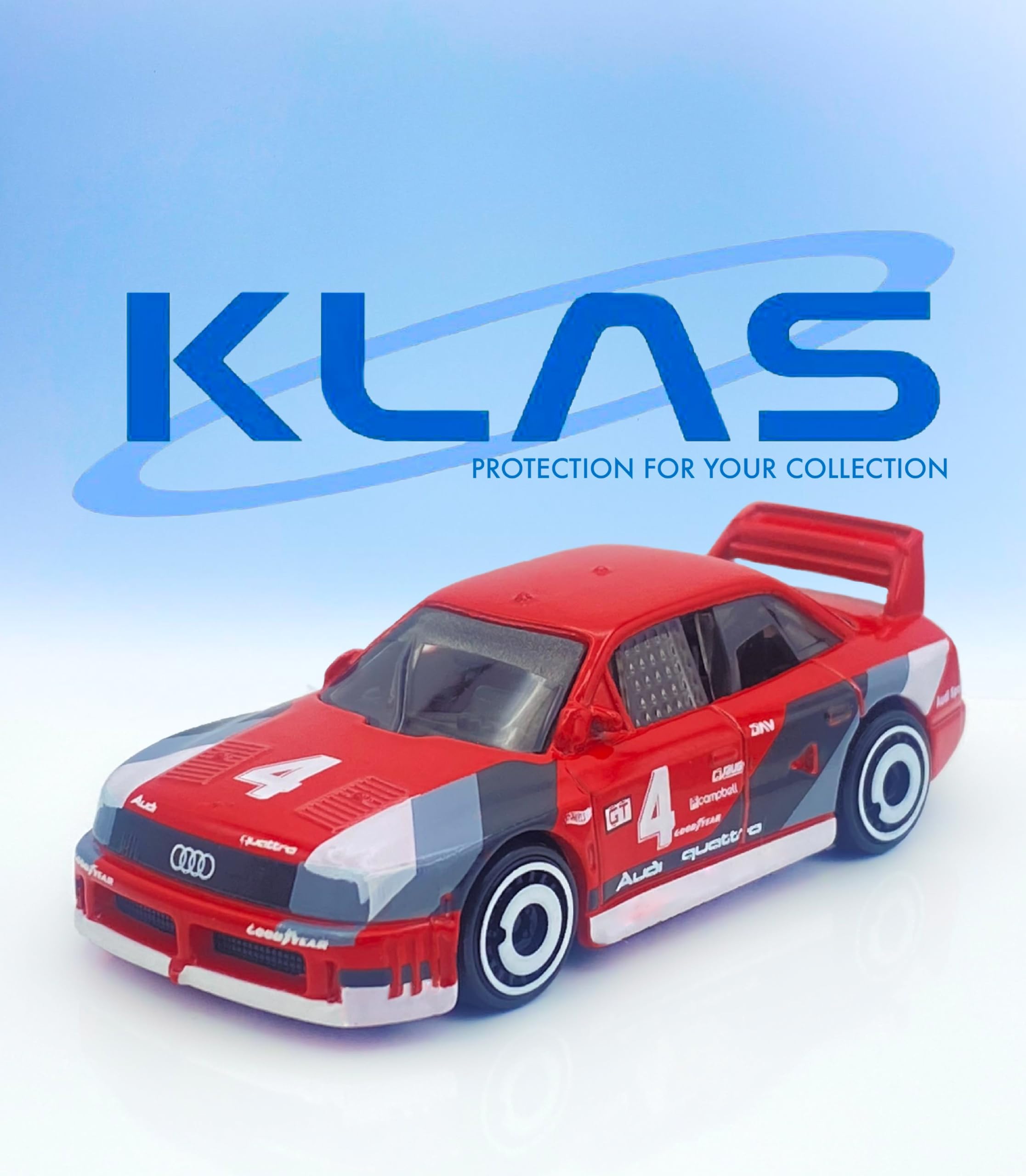 Hot Wheels Audi '90 Quattro (Red) 6/10 Retro Racers, 2023-77/250 (Short Card) - Image 2