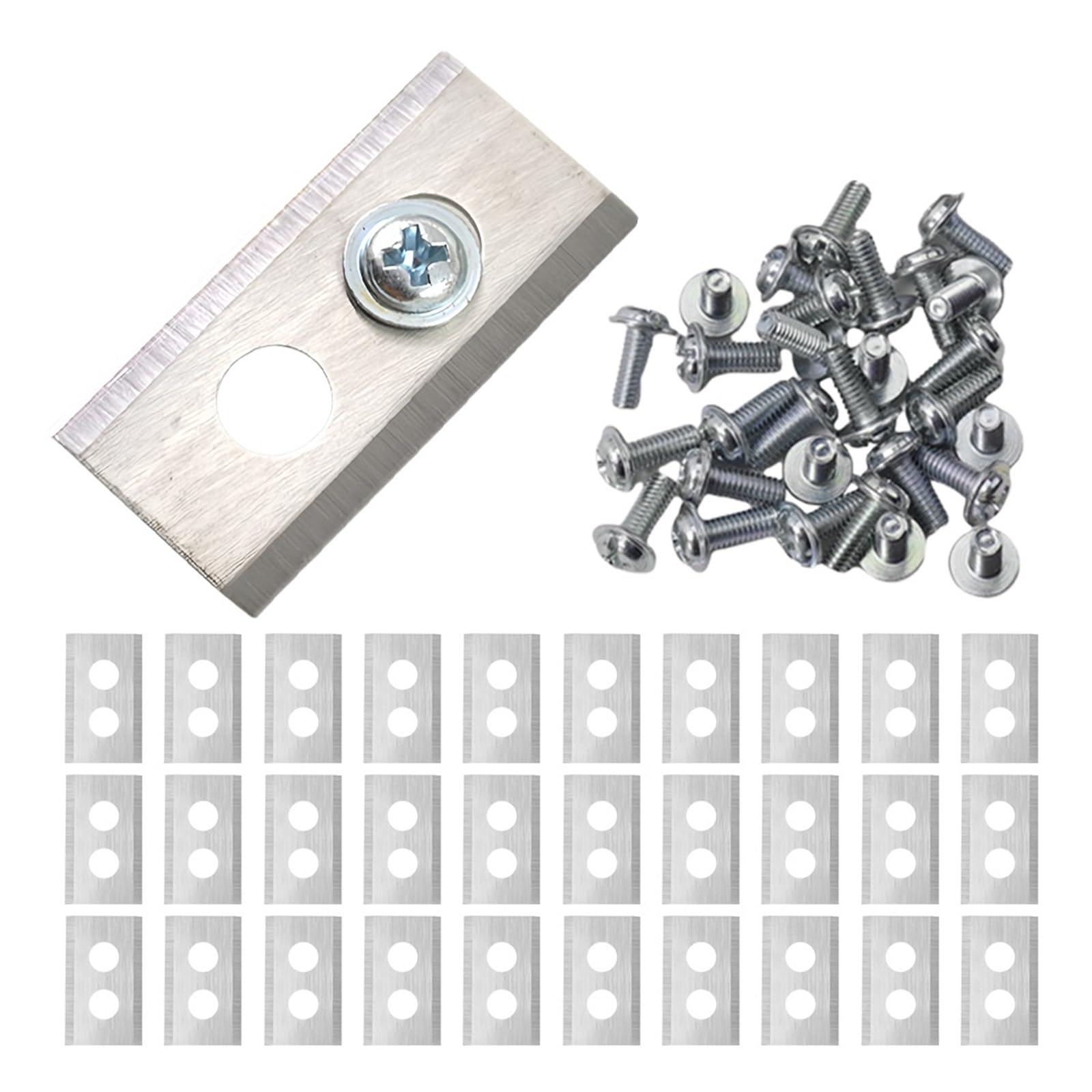 Lames pour Mammotion Luba pack de 30 pièces en acier inoxydable avec vis