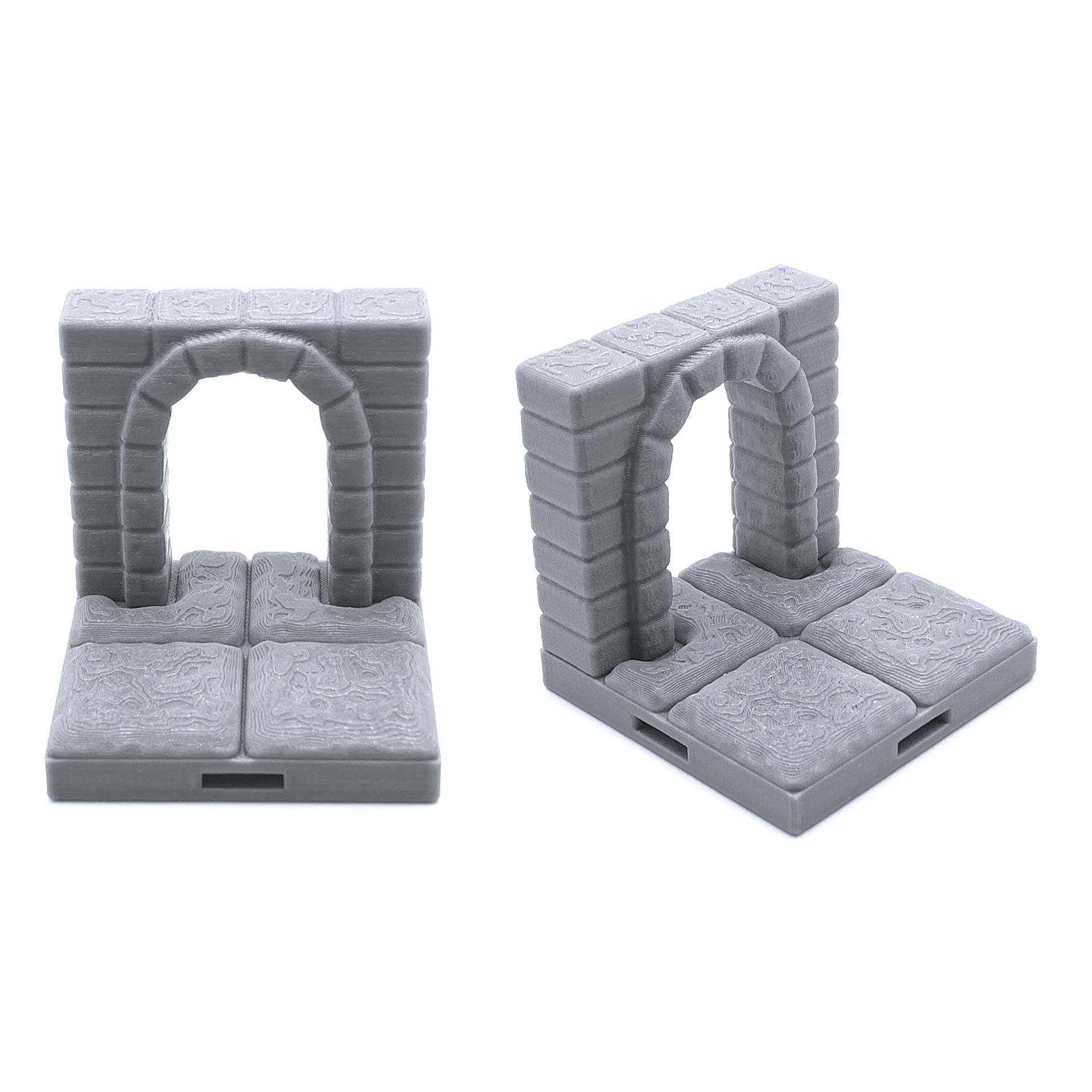 EnderToys - Piastrelle per dungeon con chiusura a chiave, per sala colonna, paesaggio del terreno, 28 mm, in miniatura