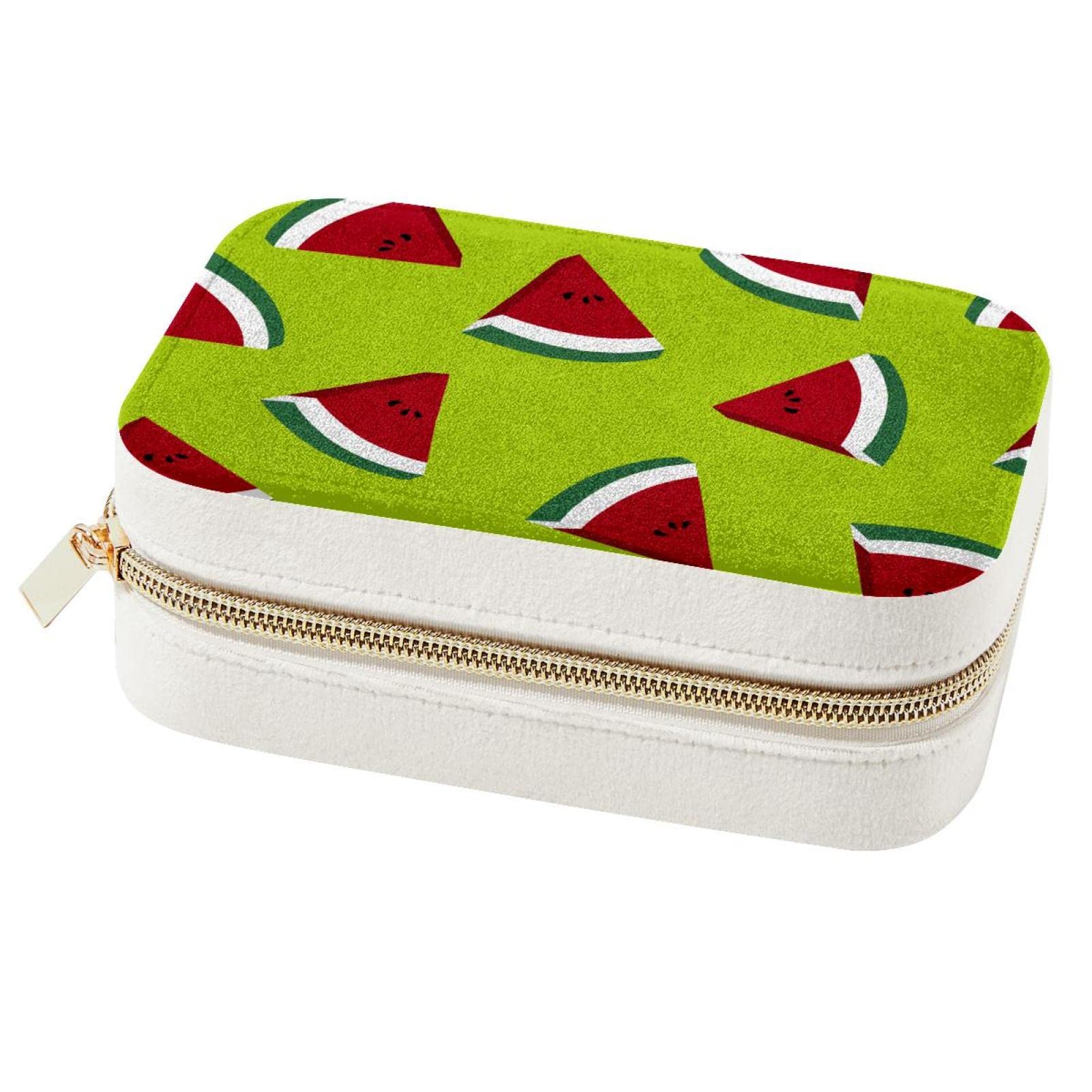 Boîte à bijoux voyage originale : cadeau pastèque fille et femme idéal