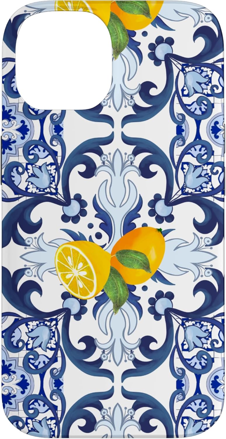 Summer,Italian,Sicilian style ,lemon art Case for iPhone 11