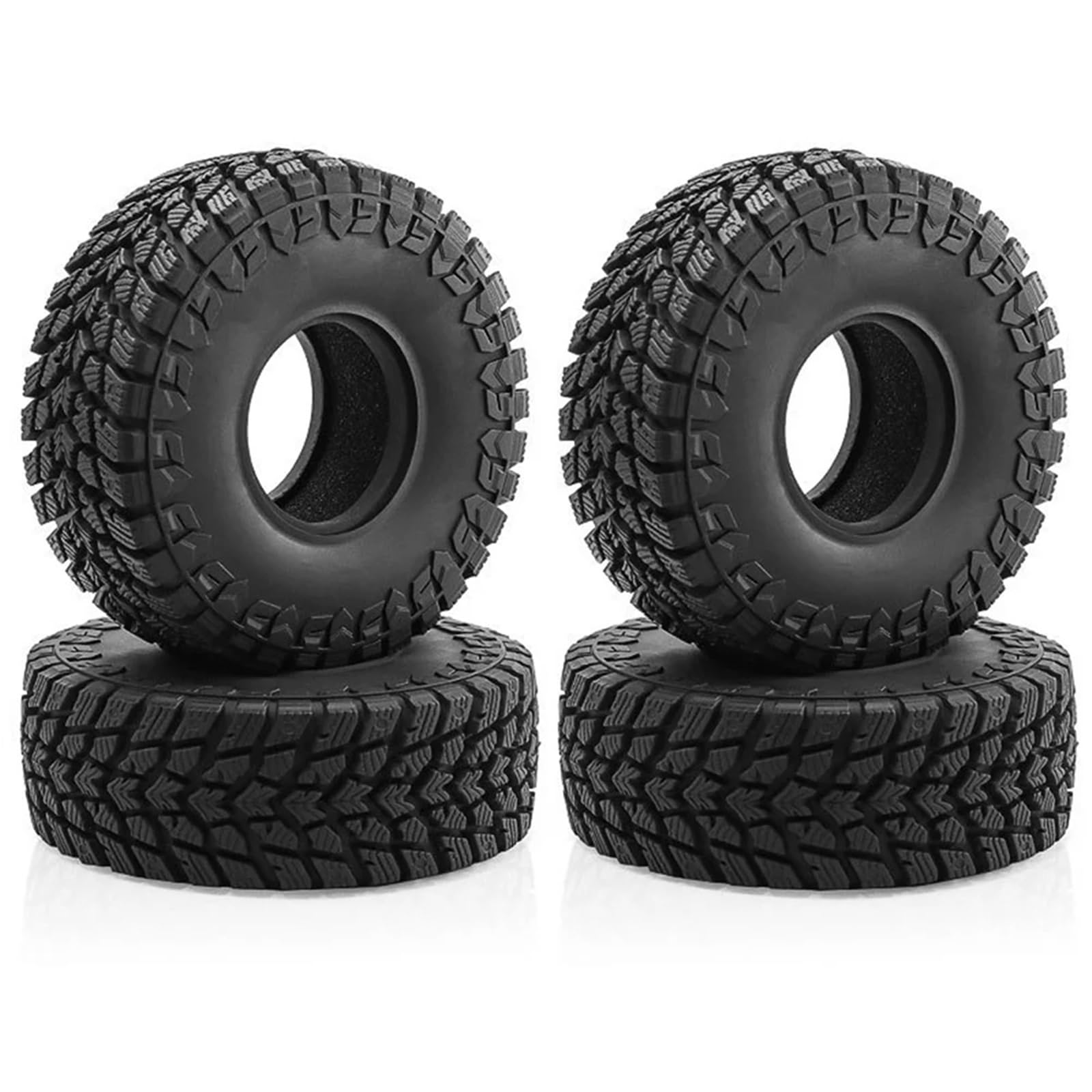 Per SCX10 Per FMS Per TRX-4 1/10 1/12 4 Pz Pneumatici In Plastica 1.9in Universale RC Auto FAI DA TE Aggiornamento Di Conversione ModelloAccessori RC Ruote Gomma