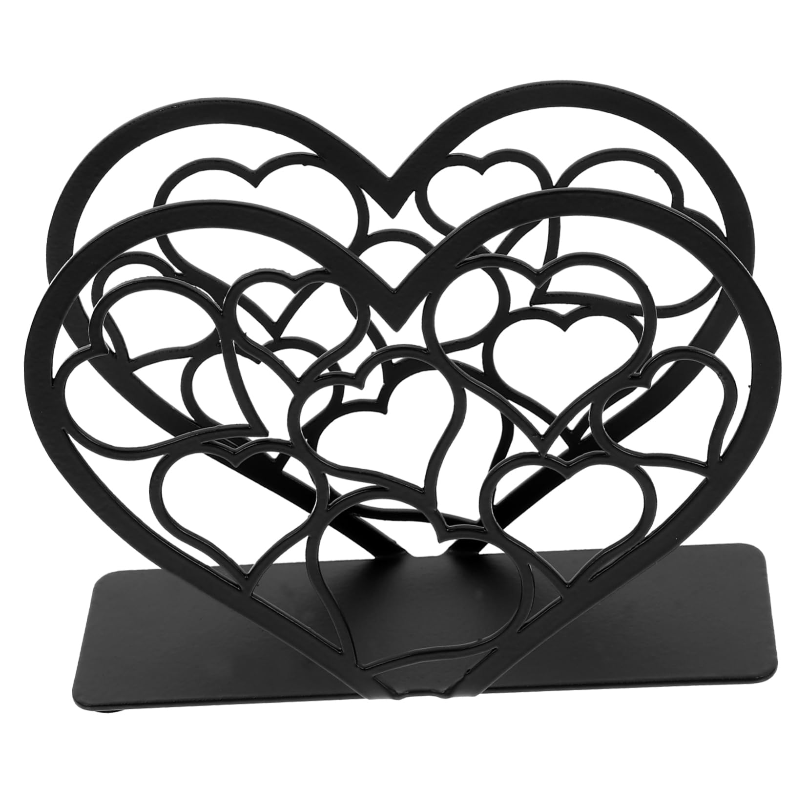 Ciieeo 4 Servilleteros De Metal Para San Valentín Adorno Creativo Para El Hogar O El Restaurante.
