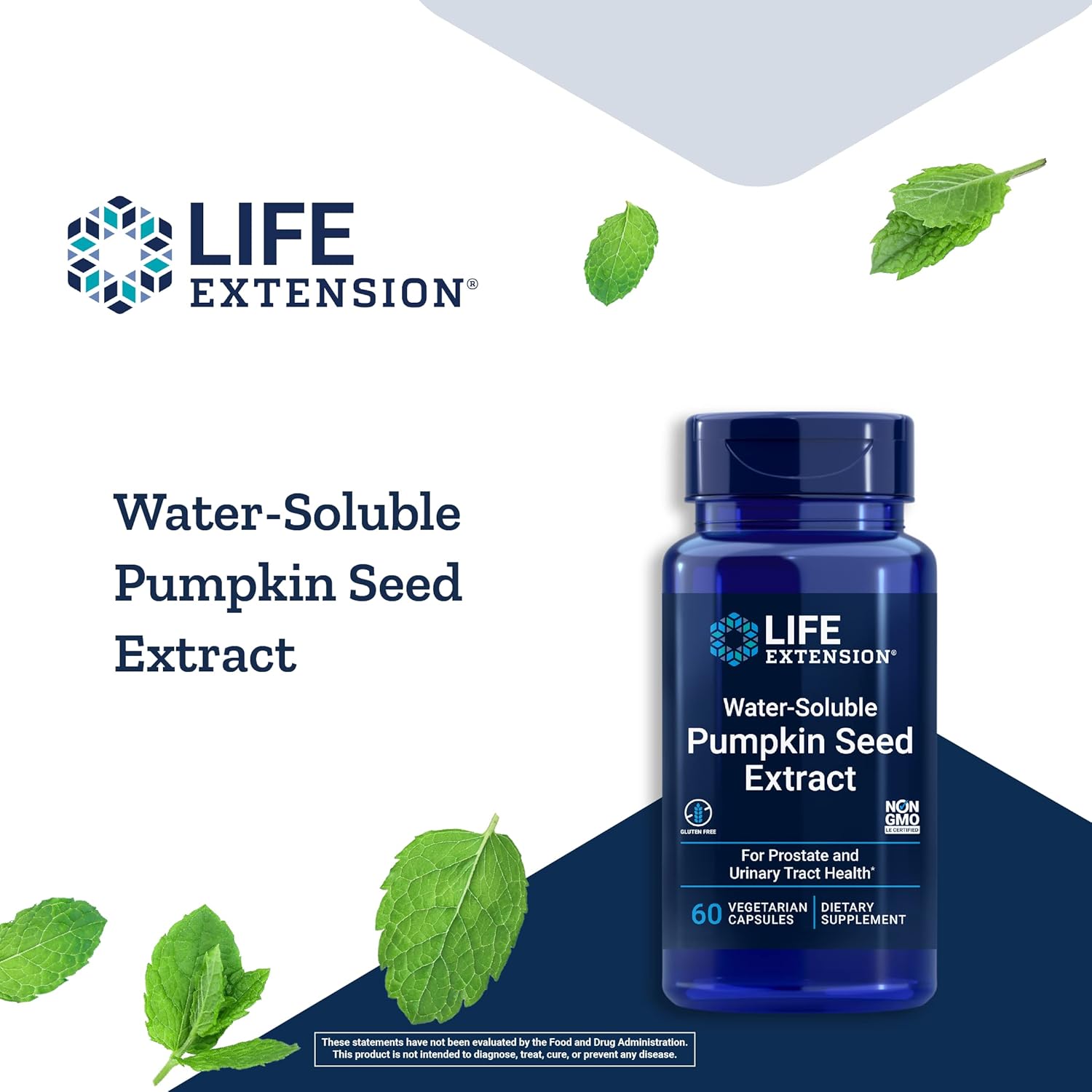 Buy Life Extension Water Soluble Pumpkin Seed Extract Supplement