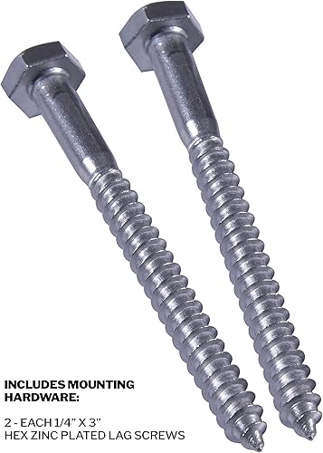 Miniatura 9 de Authentik Herramienta de montaje en la pared para garaje, jardín, césped y patio, gancho de almacenamiento y organización de acero resistente, 20 x