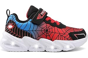 Toddler's Spider-Man Light-Up LED Shoes for Little Feet