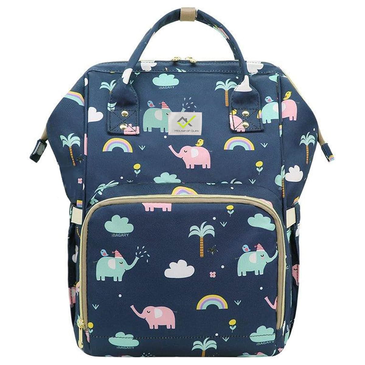House of Quirk Elephant Maternity Backpack