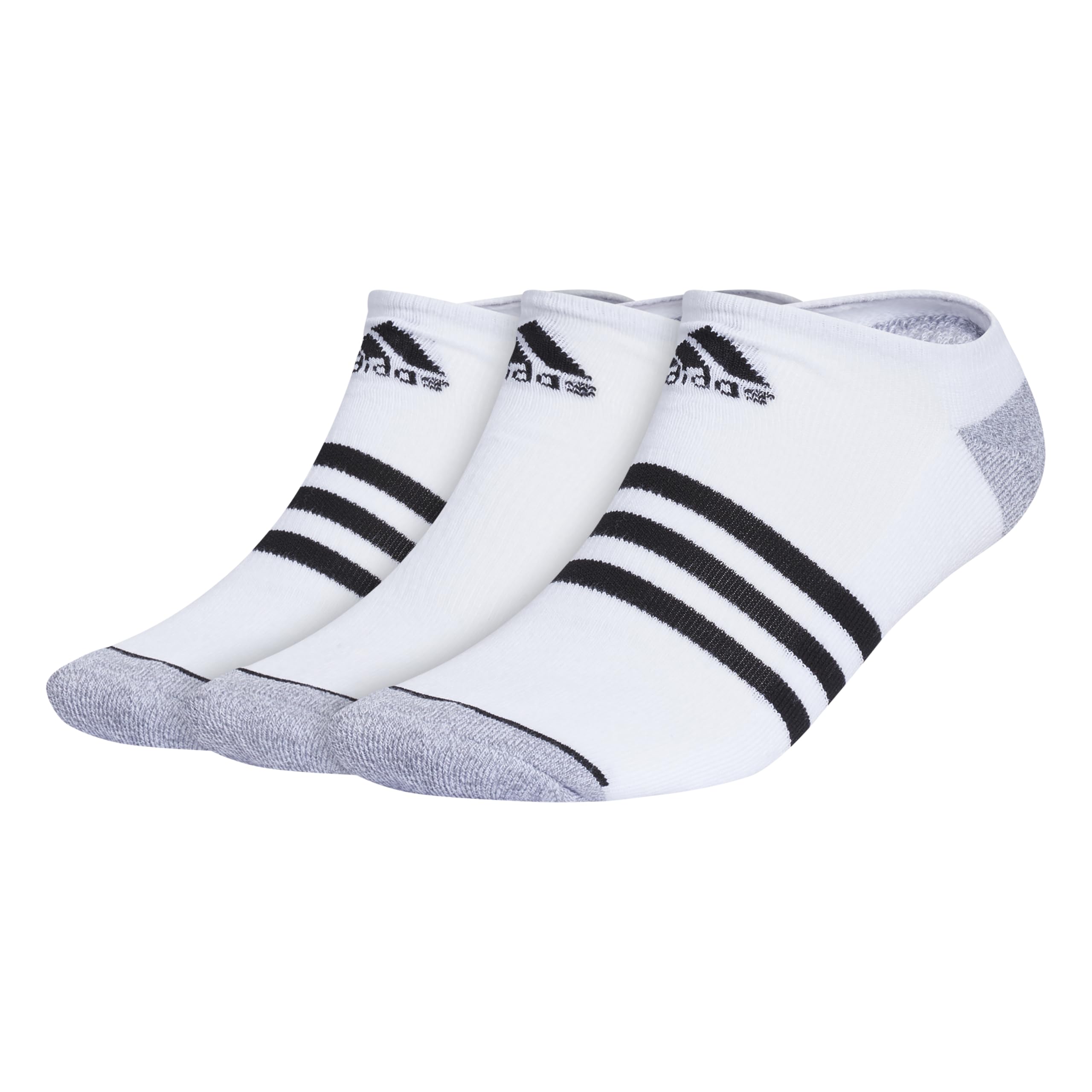 adidas Calcetines Invisibles de 3 Rayas (3 Pares) Calcetines invisibles Hombre (Pack de 3)