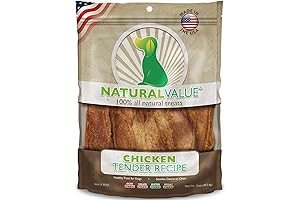 Natural Value All Natural Soft Chew Chicken Tenders Dog Treats