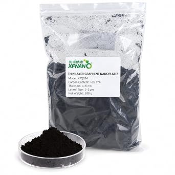 Thin Layer Graphene Nanoplates,gt;99 at% Carbon, 1-6 nm, 100 g