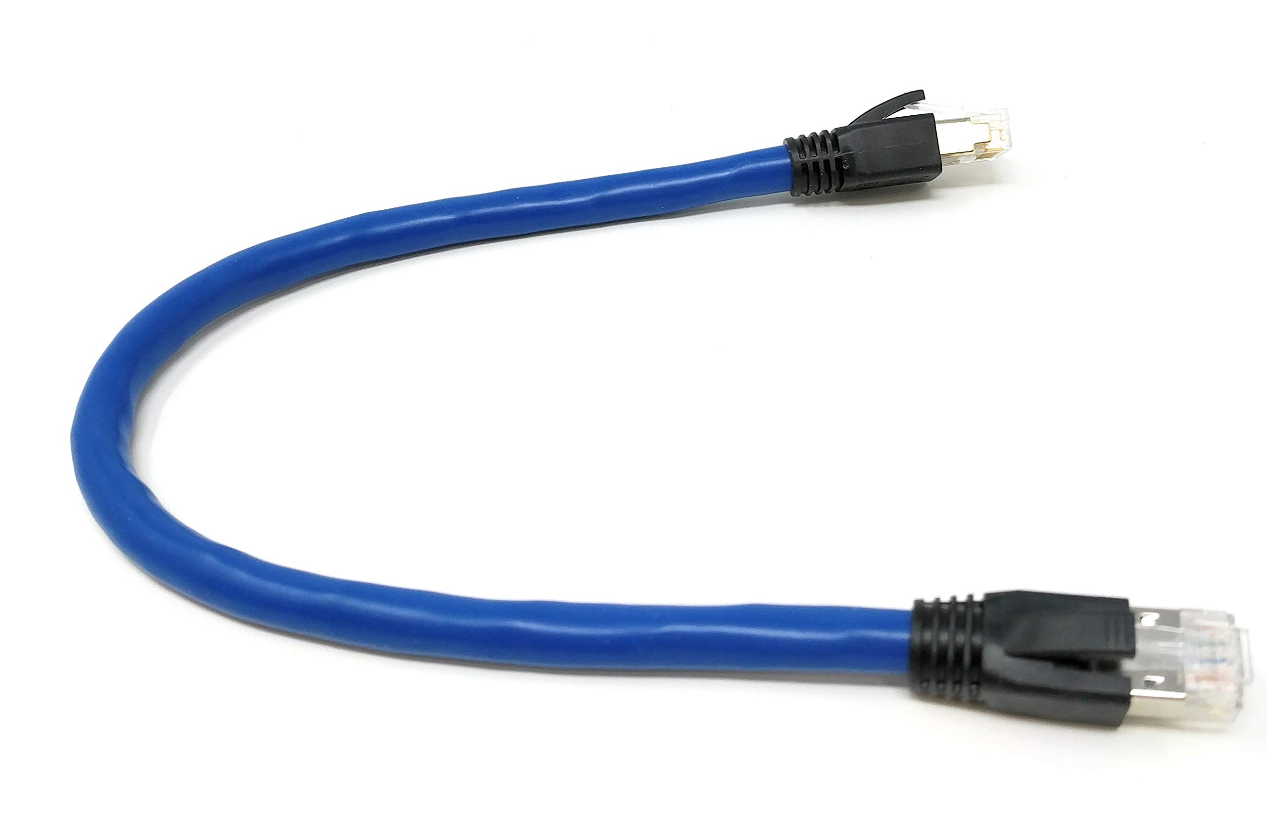 RiteAV - Cavo Ethernet di rete Cat8 - Blu - 7,6 m