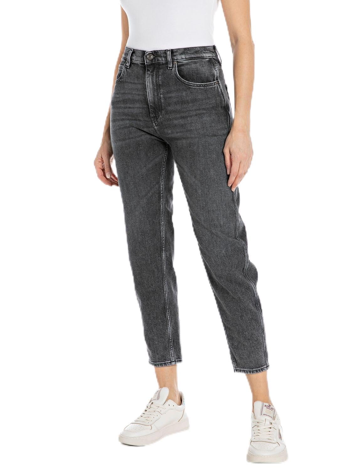 Replay women's jeans made of comfort denim, black (Black 098), 32W / 32L