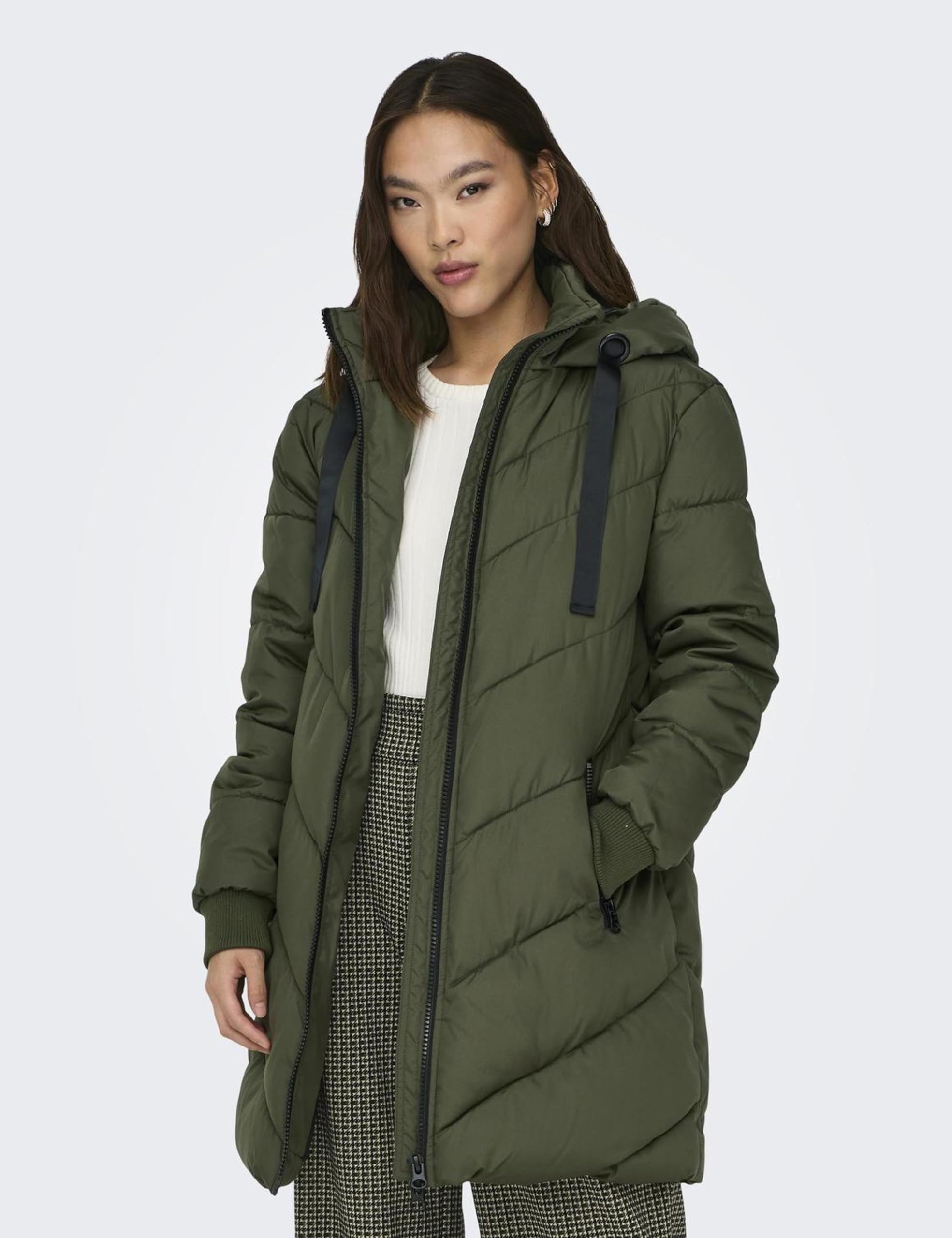 JDY Women's Skylar Otw Noos Padded Hood Jacket Quilted coat