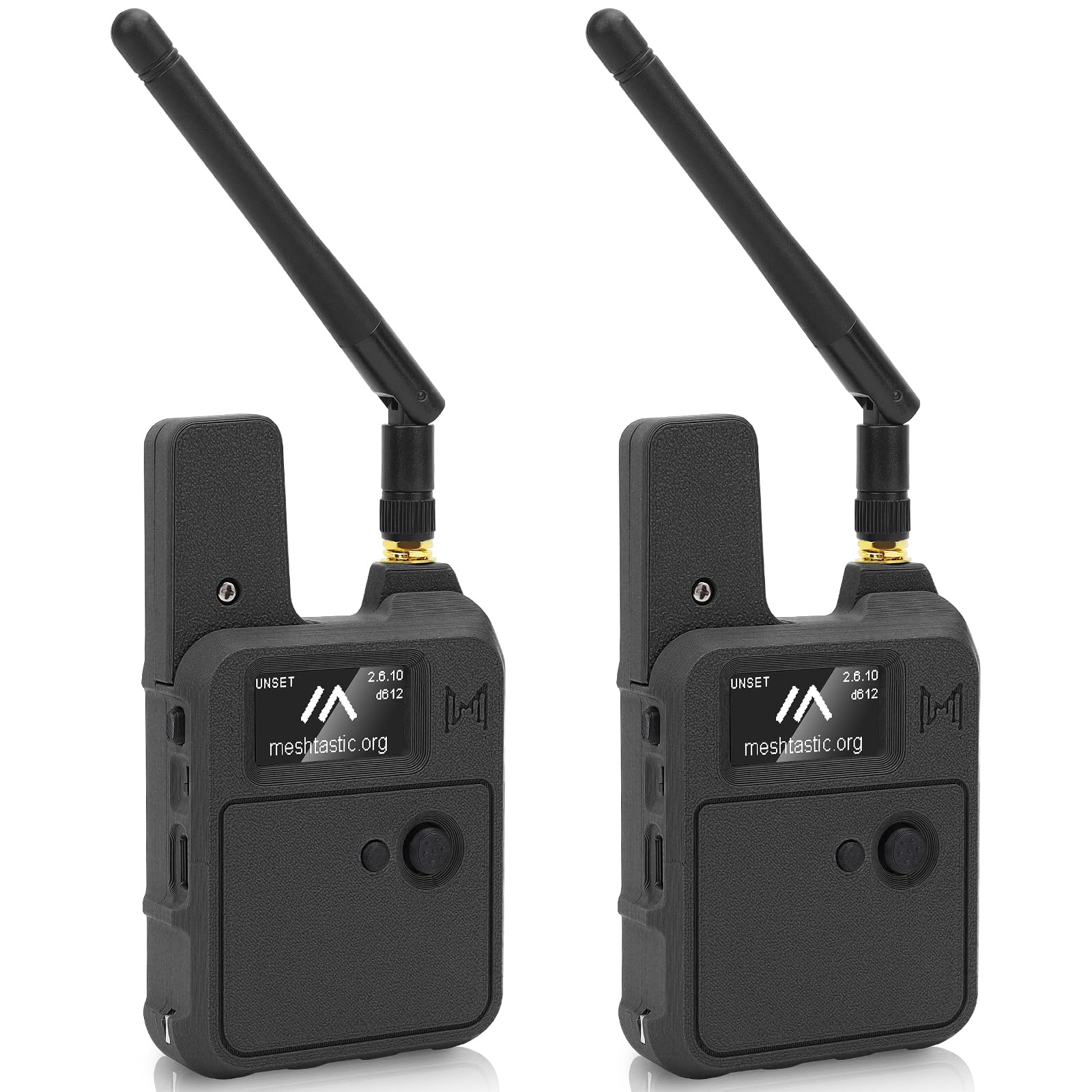 Wio Tracker L1 - Set di 2 schede con batteria da 3000 mAh e alloggiamento - Wio SX1262 nRF52840 Kit modulo per Ar duino Meshtastic LoRa, Blue tooth 5.0, GPS GNSS, batteria di tipo C, ricarica solare