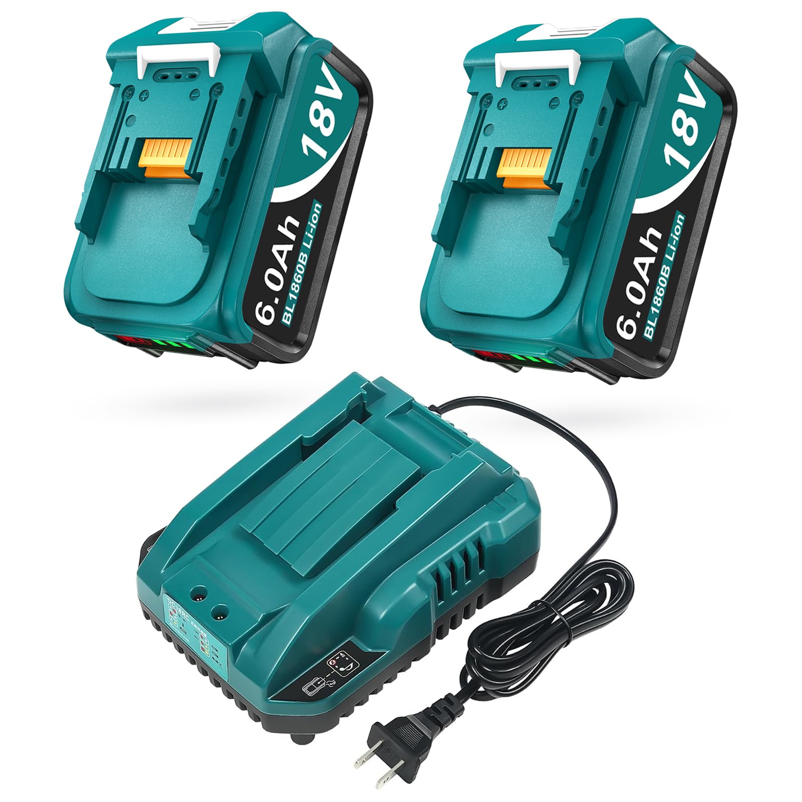 Makita - 新品・未使用　２個　マキタ18V   6Ah マキタ Makita 新品未使用 18v 6ah バッテリー 2台セット 安値