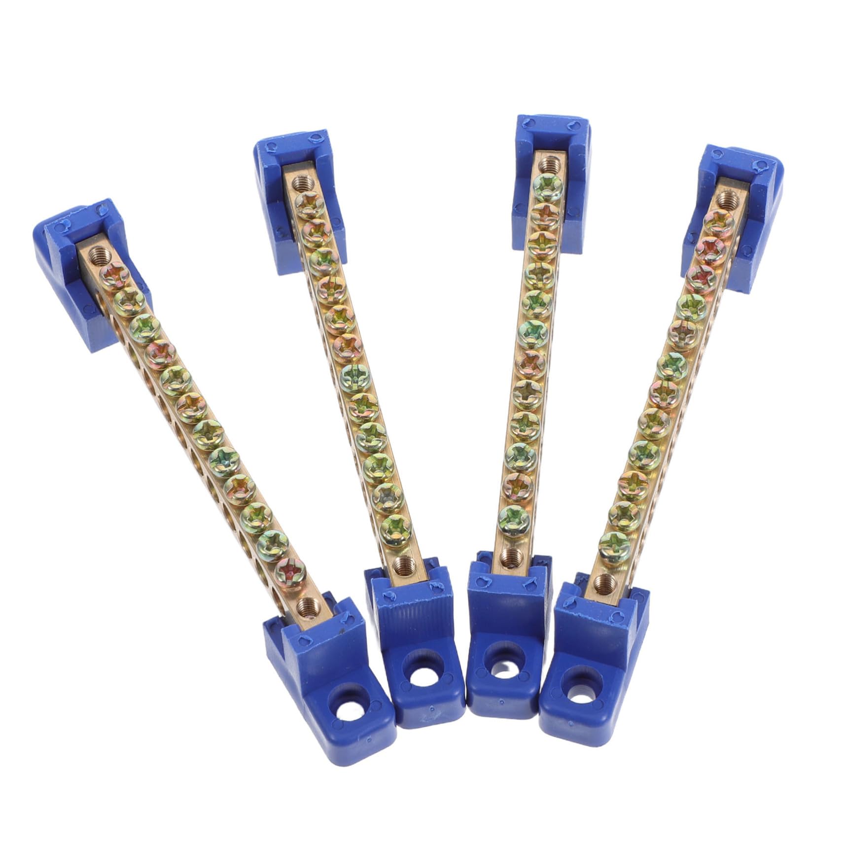 Bloque de terminales de cobre para circuitos eléctricos con base resistente al calor 8