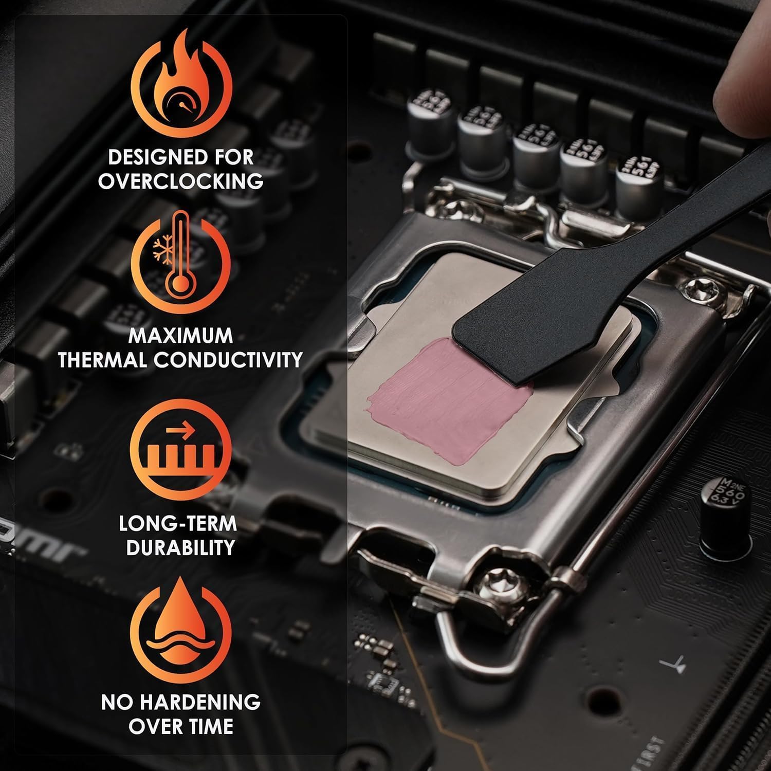 Thermal Grizzly Kryonaut Extreme - 6 grammi Combo - Pasta termica ad alte prestazioni con 12 salviette per la pulizia, 6 bagnate e 6 asciutte, per la massima conducibilità termica durante l'overclock