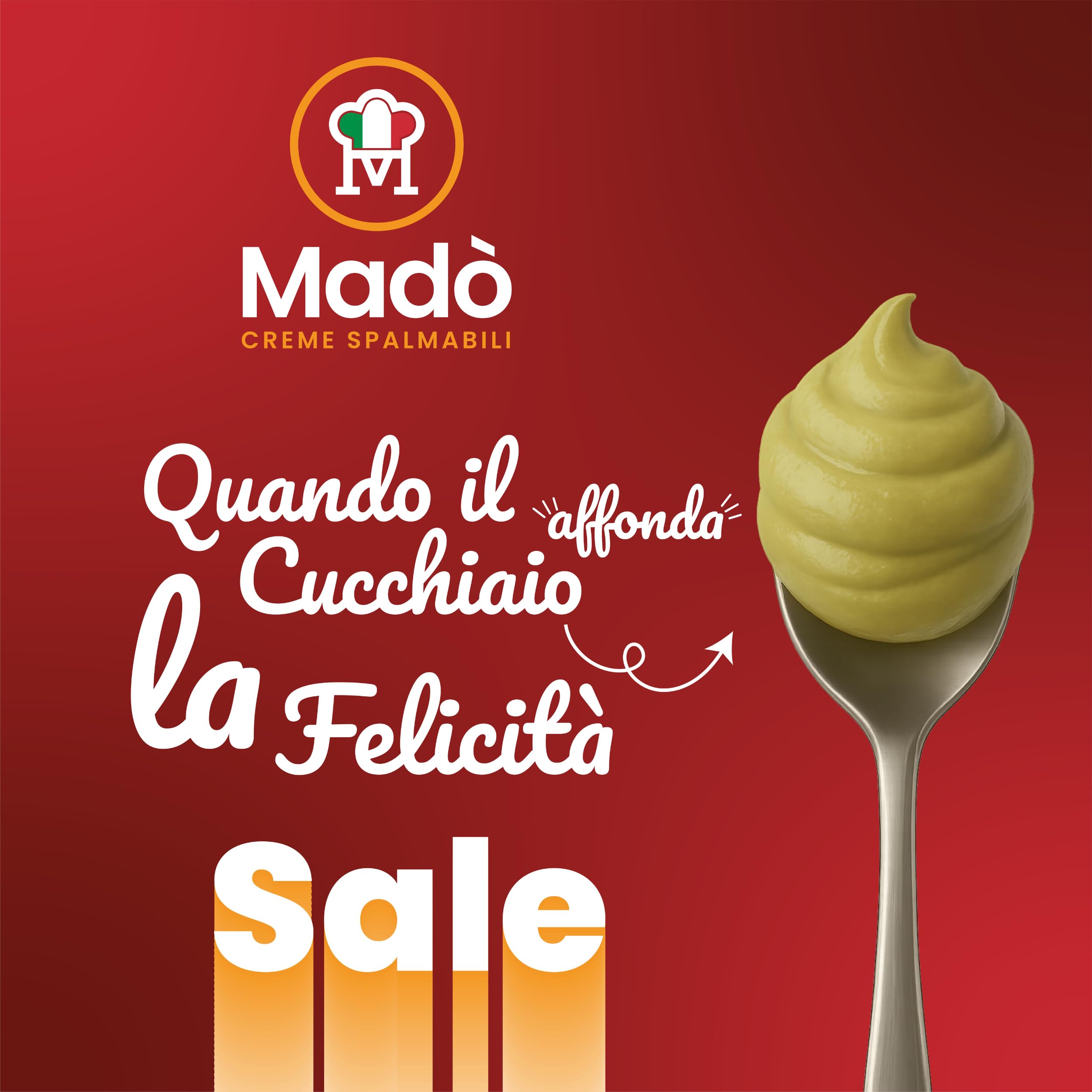 MADÒ Crema Spalmabile al Pistacchio Artigianale MADE IN ITALY - Creme Spalmabili per Panini, Dolci, Colazioni, Prodotti da Pasticceria (1kg)
