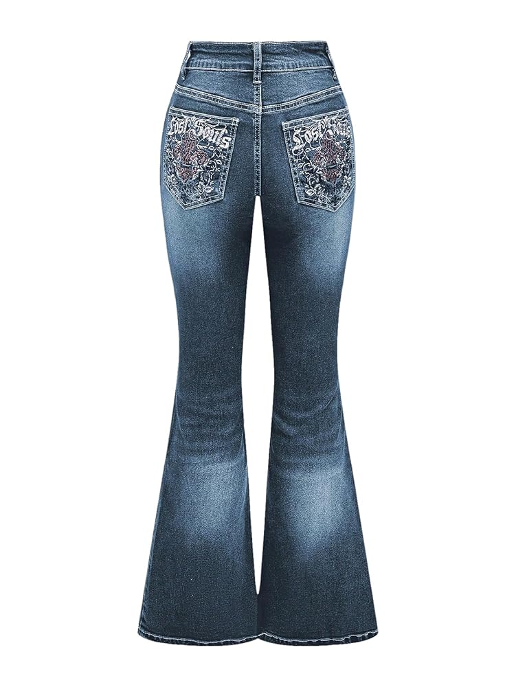 パンツ y2k archive race-up flare jeans gimmick Our Grunge Punk Y2k Style Street Style Tight-Fit Denim