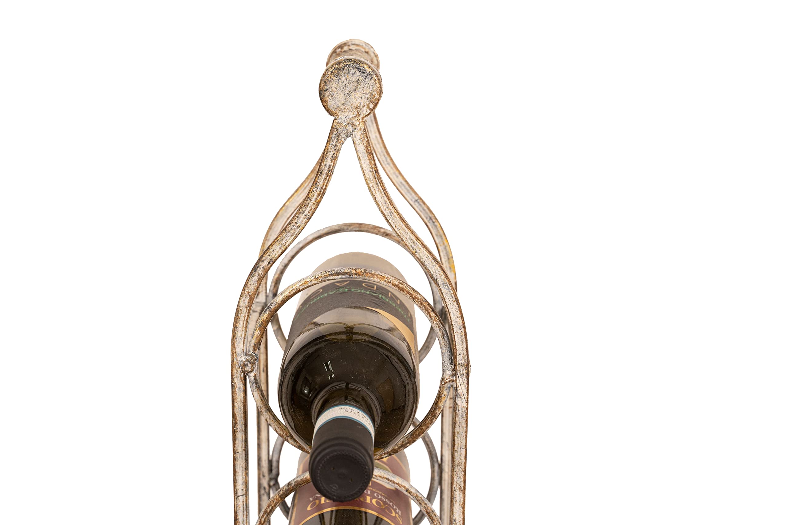 Biscottini Portabottiglie Vino in Ferro 105x15x16 cm - Porta Bottiglie Vino in Metallo - Cantinetta Vino - Portabottiglie da terra - Portabottiglie Cucina Bar - Espositore - Portavini