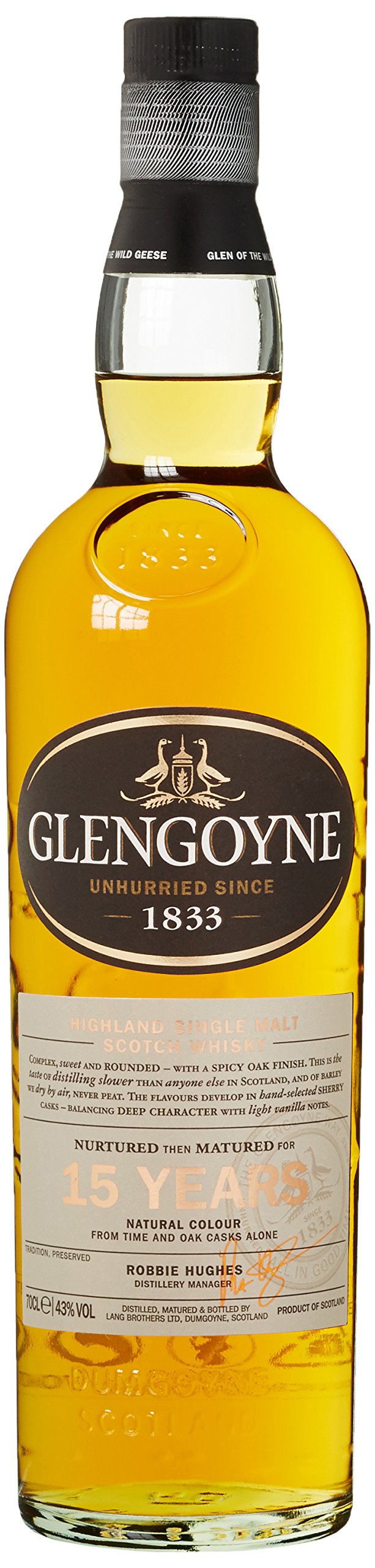 Glengoyne Highland Single Malt 15 Years (1 x 0.7 l)