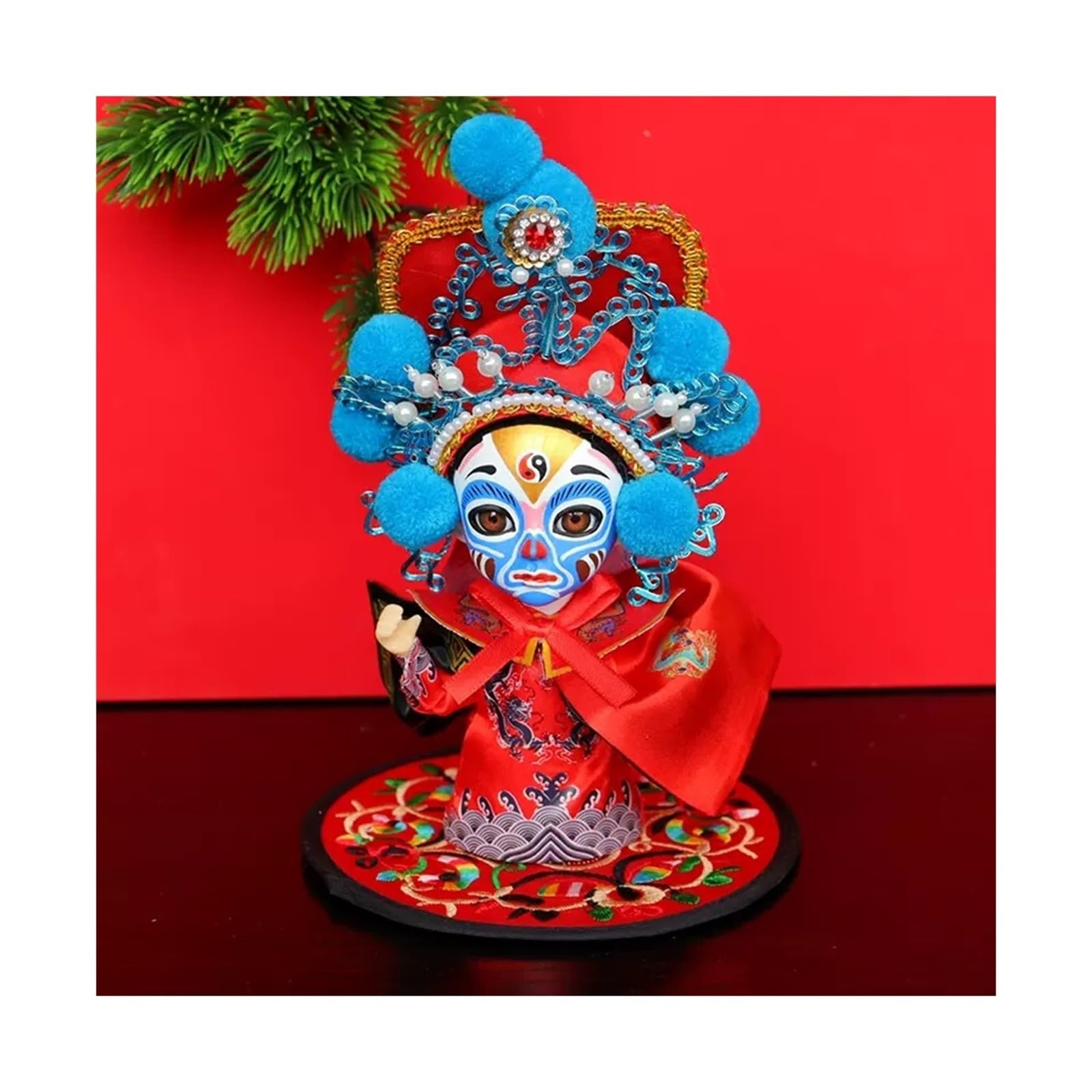 Décoration d'opéra chinois pour un bureau élégant et zen