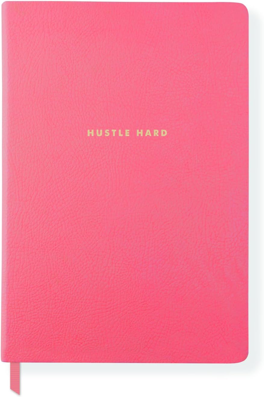 Fringe Hustle Hard Faux Leather Journals, 5.5 x 8 inches, 160 Lined Pages (973069)