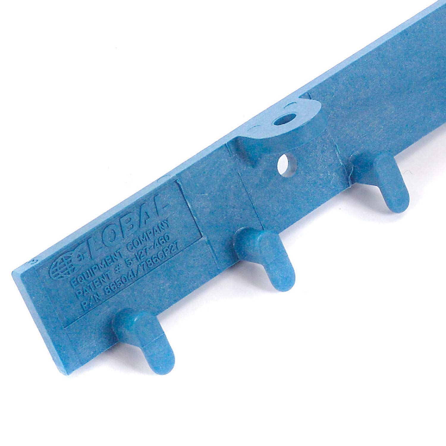 Global Industrial Standard Strip Curtain Door Mounting Bracket Kit, 6'L - (3) 2' Sections