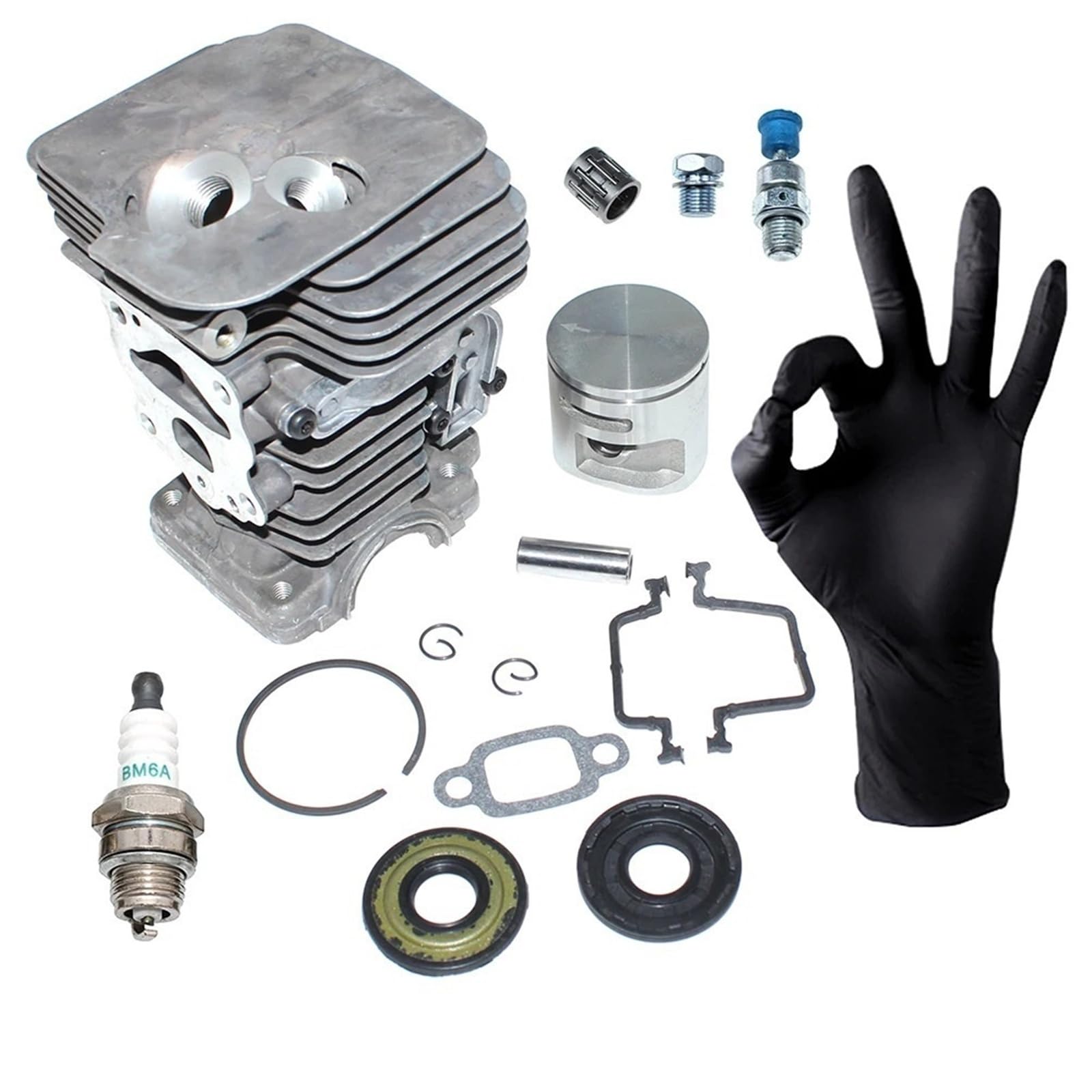 ISQJPVF For husq-varna 445E For Jonsered CS2245/CS2250 Cylinder Piston Kit
