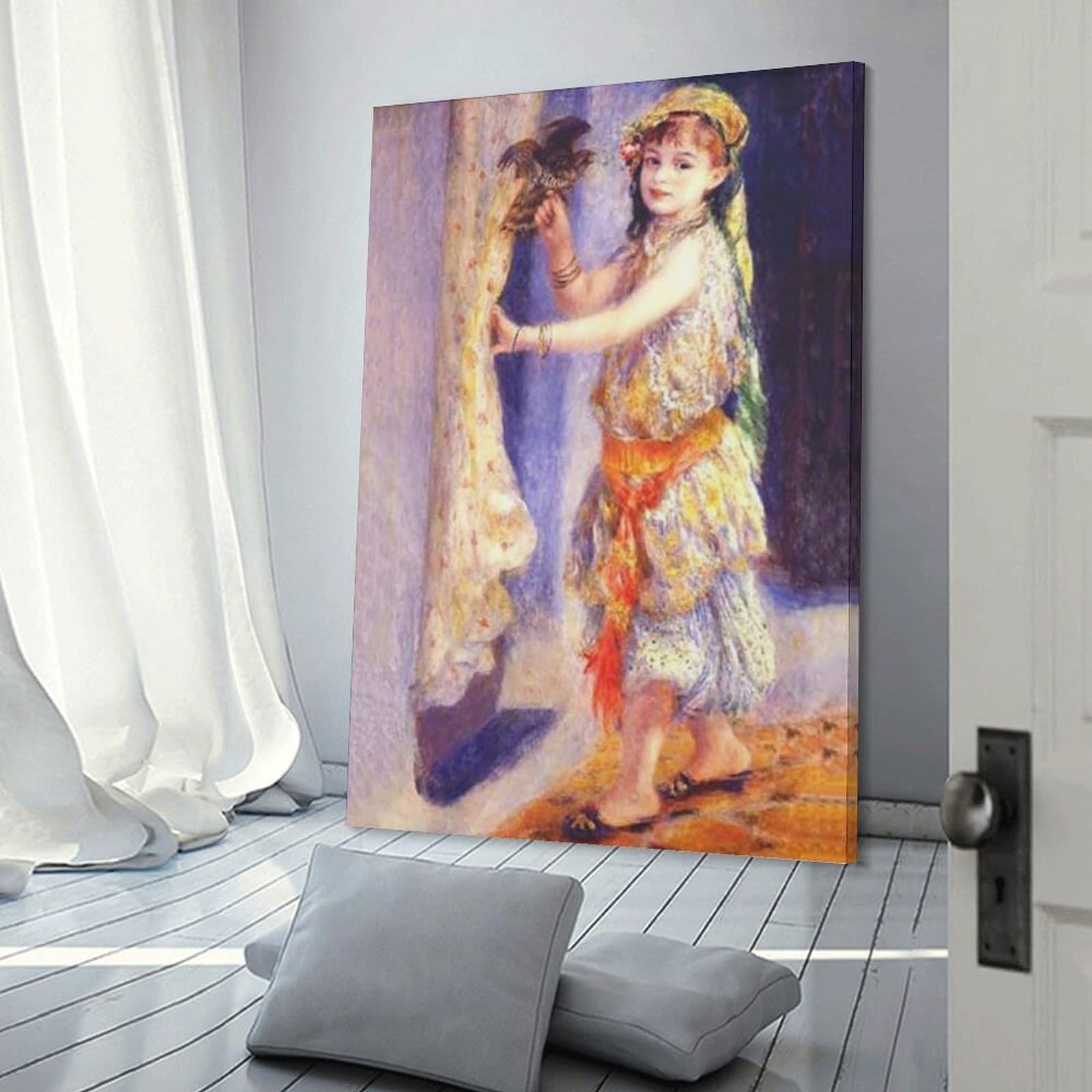 Amazon.co.jp: 《鳥と少女》ピエールオーギュストルノワール