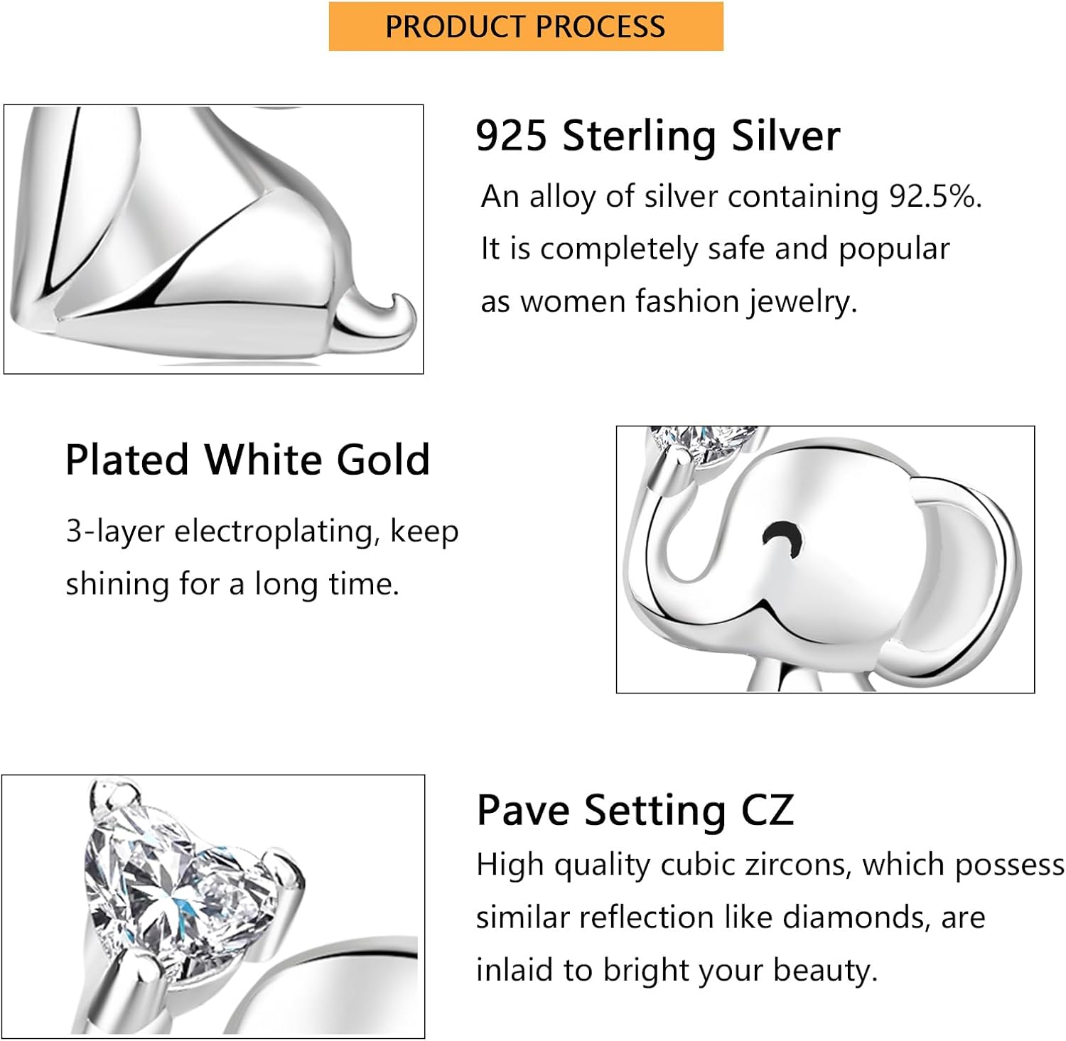 Ladybug Cow Dinosaur Elephant Koala Penguin Highland Cow Sea Otter Earrings 925 Sterling Silver Hypoallergenic Animal Stud Earrings Cute Animal Jewelry Gifts for woman - Image 5