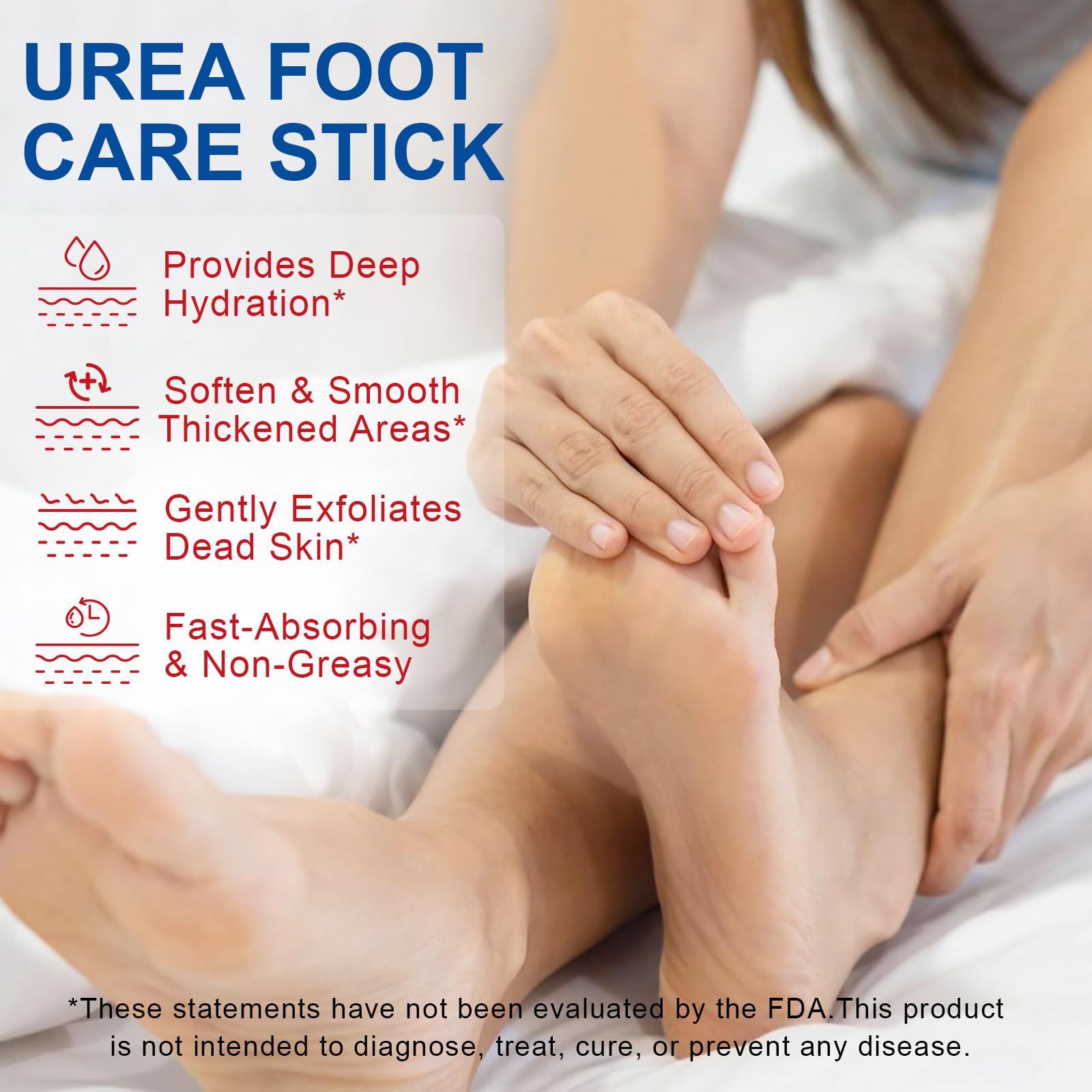 Crema all'urea al 60% per Piedi, Mani, Gomiti e Ginocchia - Riparazione Intensiva per Pelle Decca, Ruvida e Screpolata, Esfolia, Idrata e Leviga