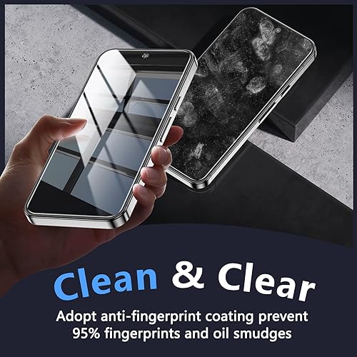 Miniatura 5 de Protector de pantalla de privacidad diseñado para Samsung Galaxy A32 5G con protector de lente de cámara, cobertura completa, HD, antiespía,