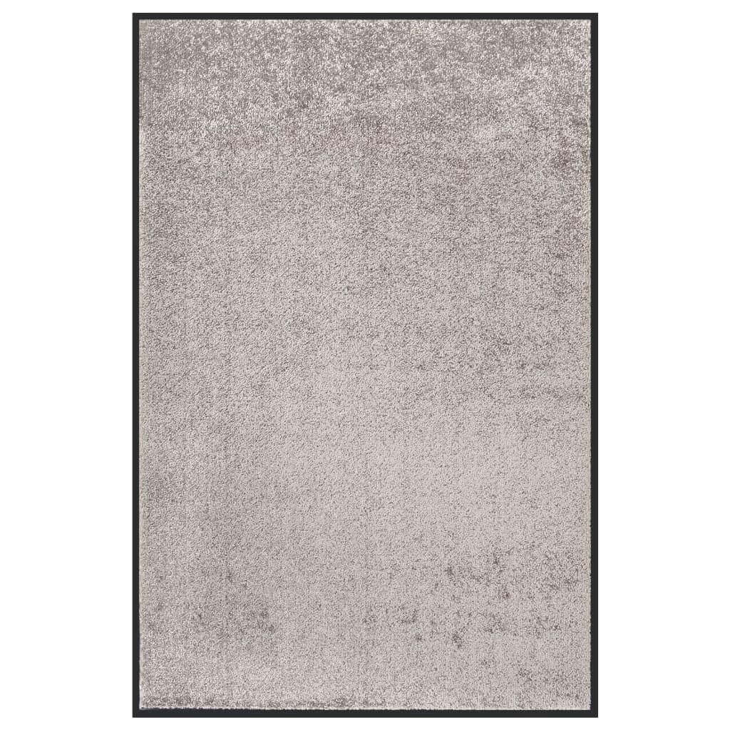Paillasson gris 80x120 cm grand tapis d'entrée maison et jardin 331591