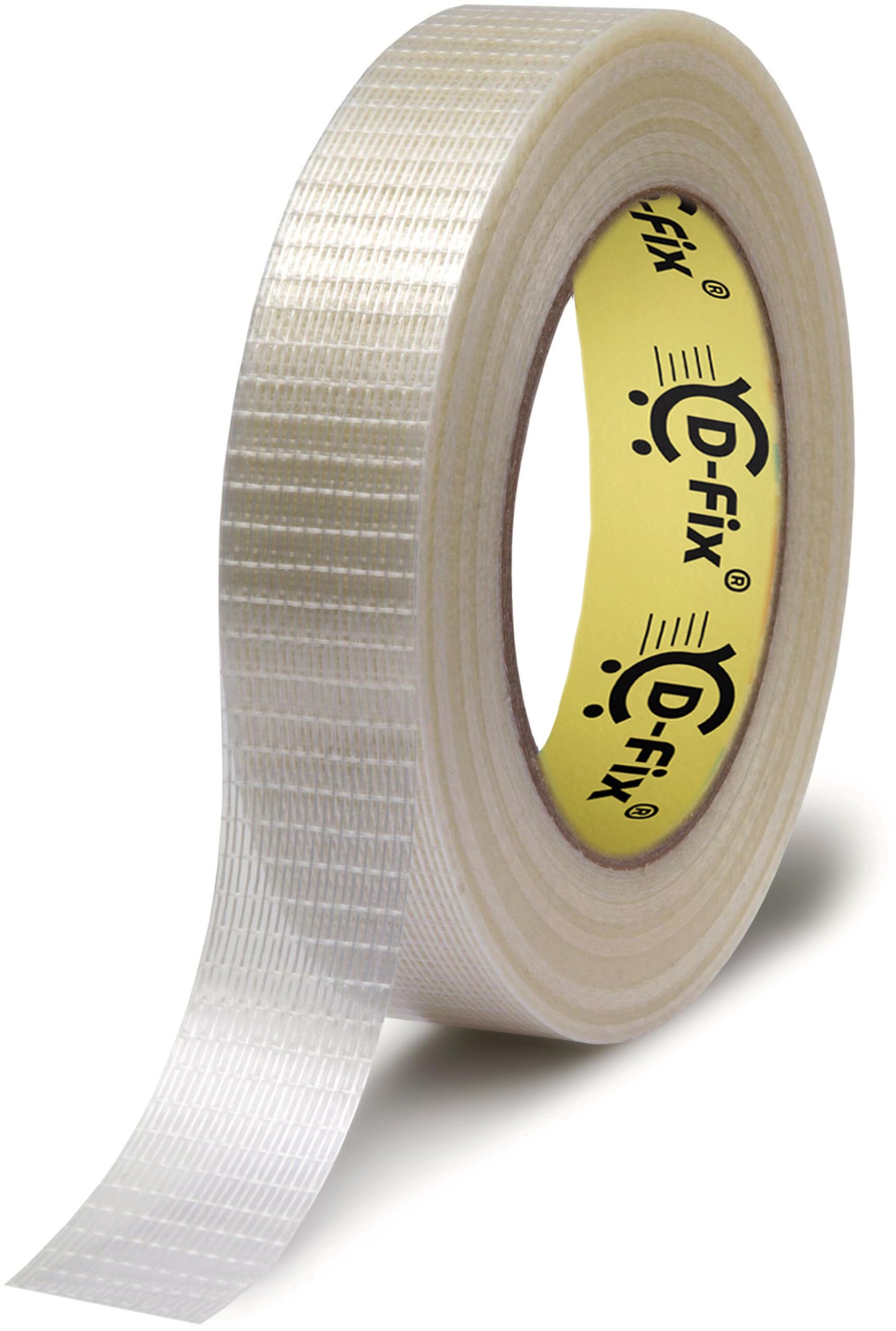 D-fix Cross Filament Strapping Tape - 50 Meters in Length - 24mm / 1" Width - 1 Roll Per Pack - Strong tape for Packing Heavy Items, Durable in Nature, Used for Heavy Industrial Goods Packing-image-22