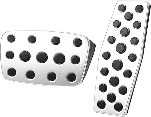 X AUTOHAUX Kit de pedales de transmisión automática, acelerador de freno, cubierta de pedal de acelerador de gas para Chevrolet Malibu Cruze Impala