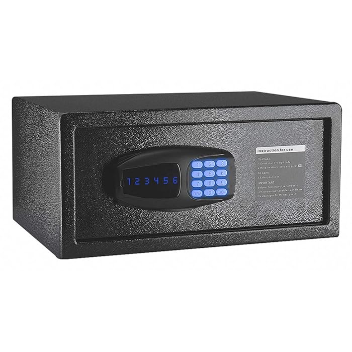 Buy Joosen Ditigal Electric Safe Box With Keypad Override Keys,1 Cubic