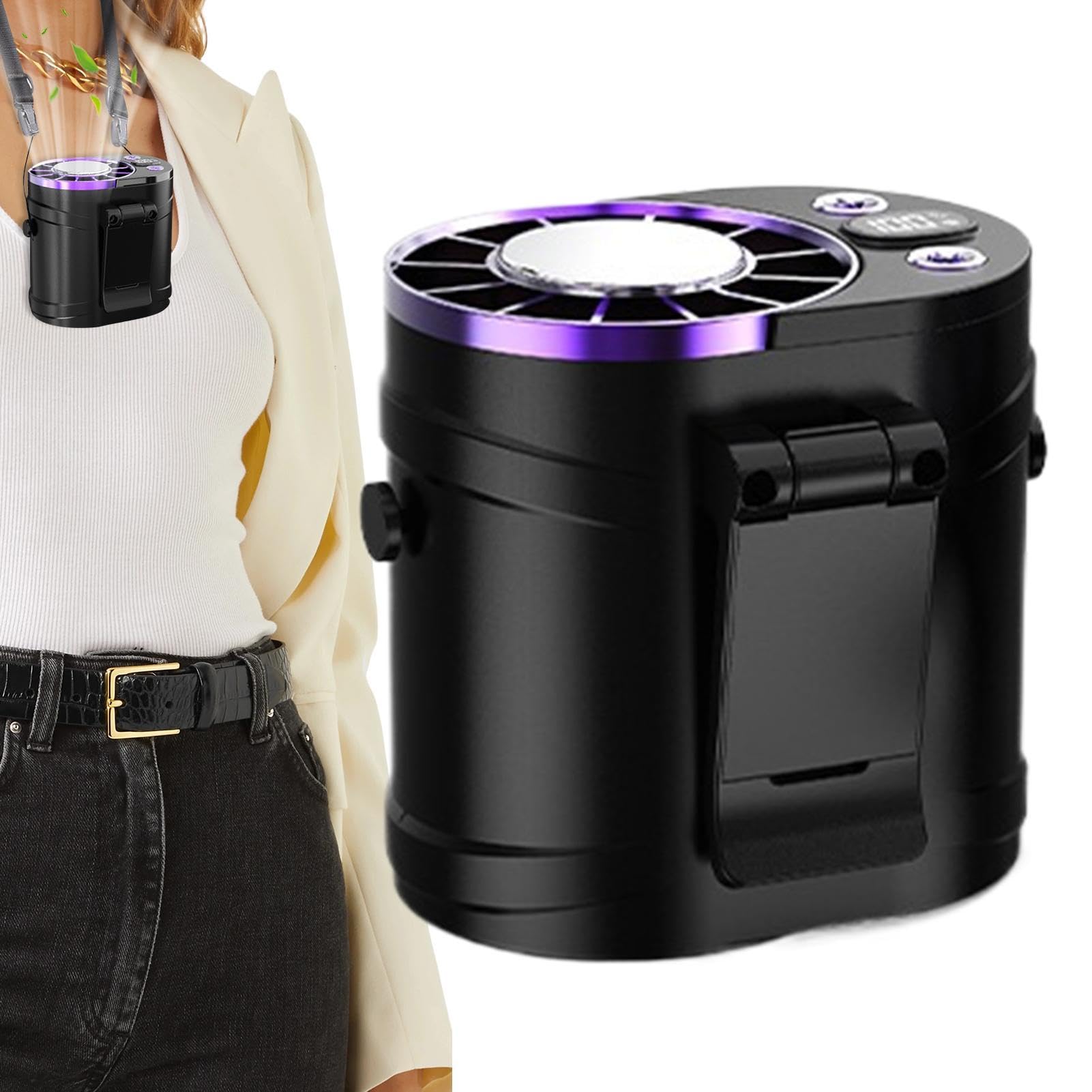 Ventilateur de taille à clip portable USB gadget refroidissement 100 vitesses maison
