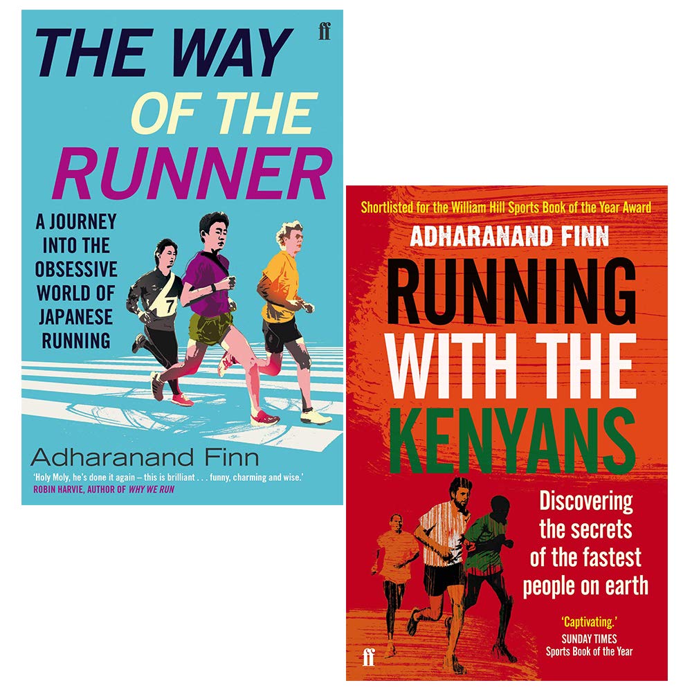 Adharanand Finn Collection 2 Books Set (The Way of the Runner, Running with the Kenyans)