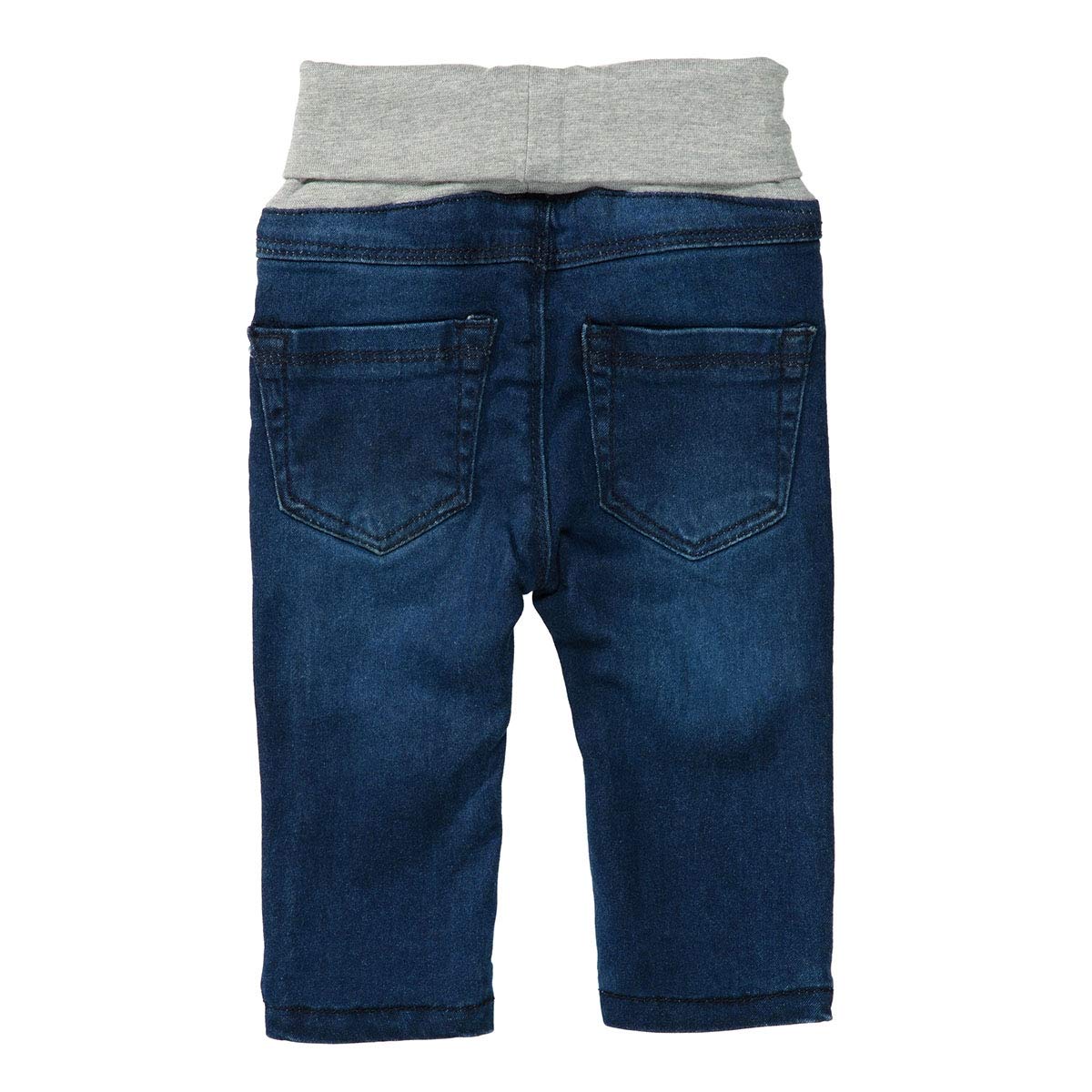 Staccato Thermojeans Baby Unisex - gefüttert, warm, kuschelig, Pull On, elastisch, strapazierfähig - Mid Blue Denim, Größe 68-86