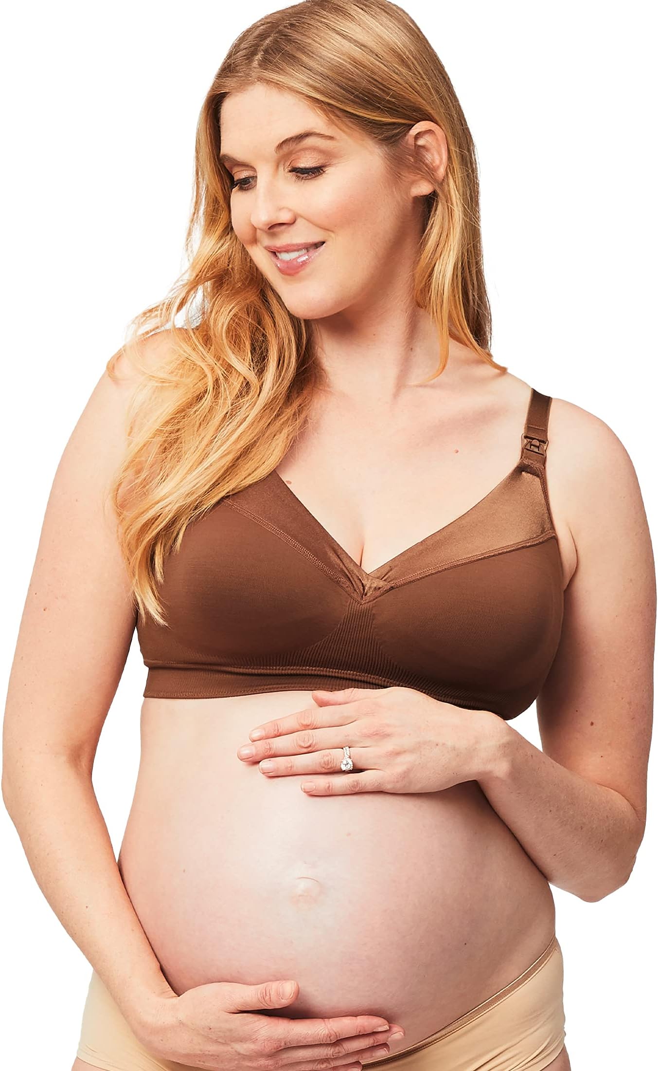 Ribbon Candy Women's Maternity & Nursing Seamless Bra | Nursing Sleep Bra (for G-K US/F-H UK Cups)