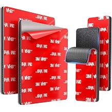 Heavy-Duty Hook and Loop Strips Adhesive 4 Sets Heat Resistant Fastener