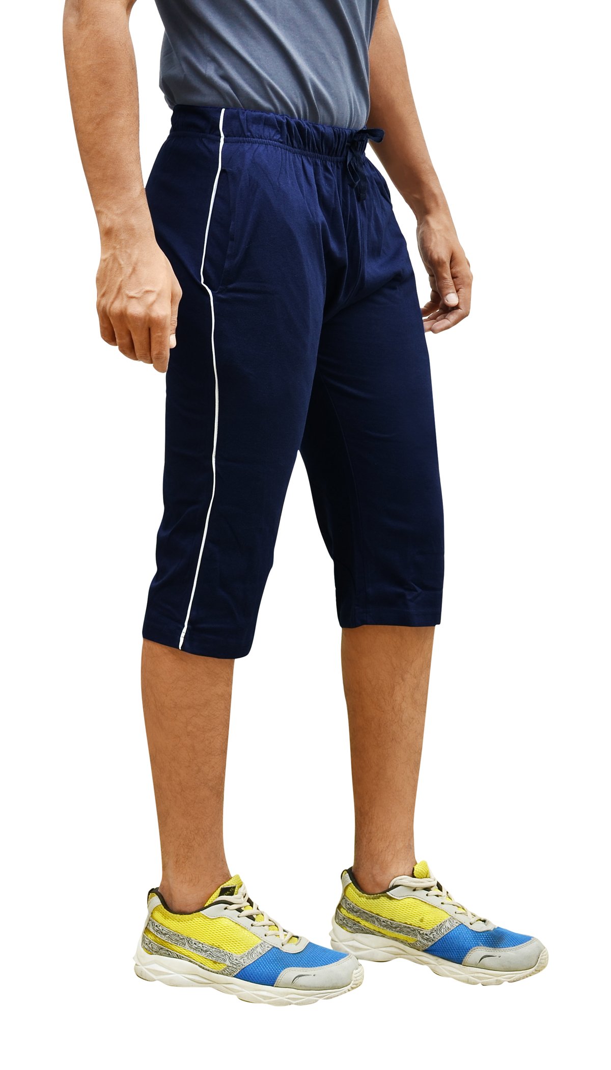 MOTUS Men's Cotton Casual 3/4 Capri Combo 2