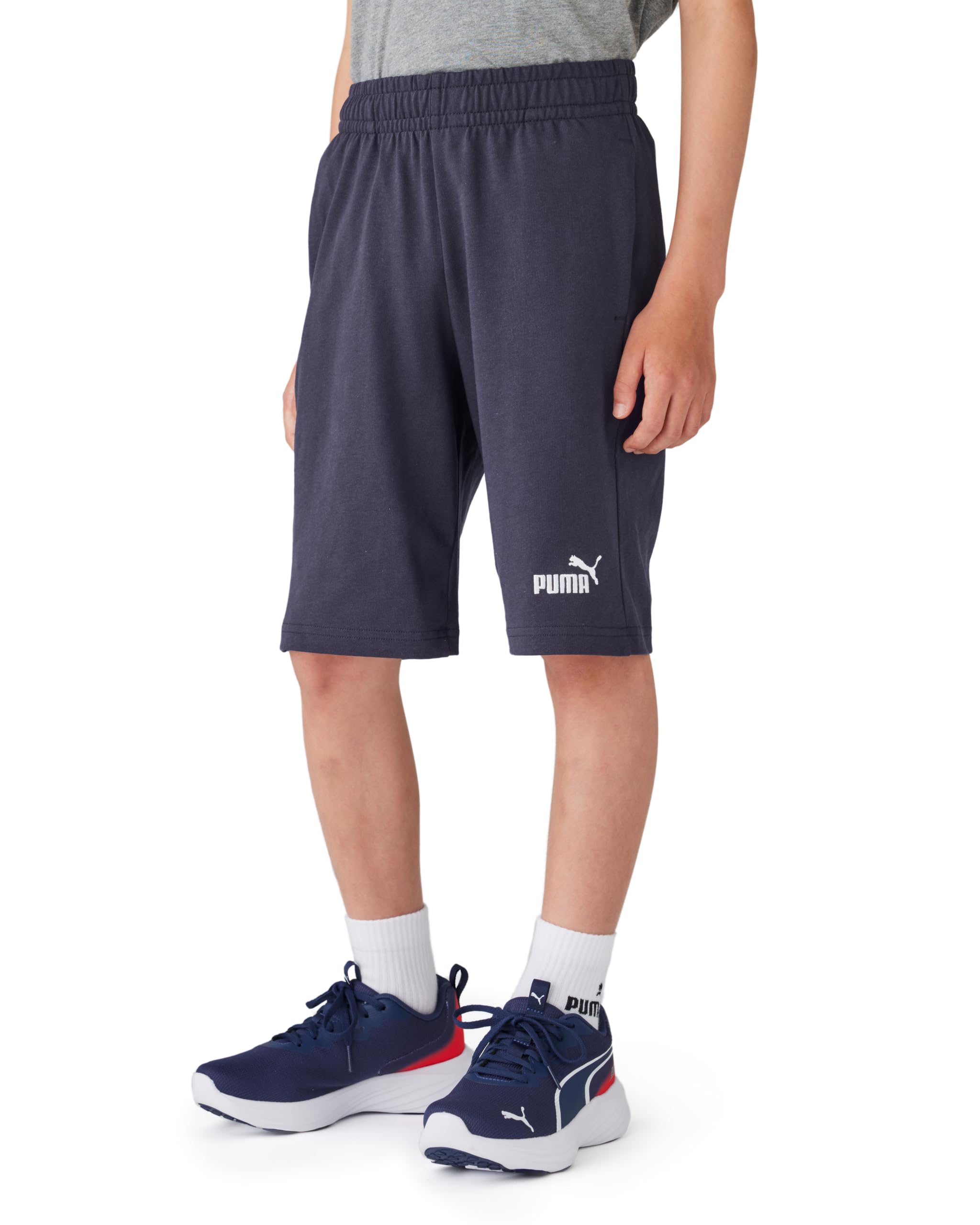 puma　ショートパンツ　ブラック　ワンポイント　ロゴ　スポーツ　フィットネス ロゴ刺しゅうショートパンツ（PUMA） 通販【ニッセン】