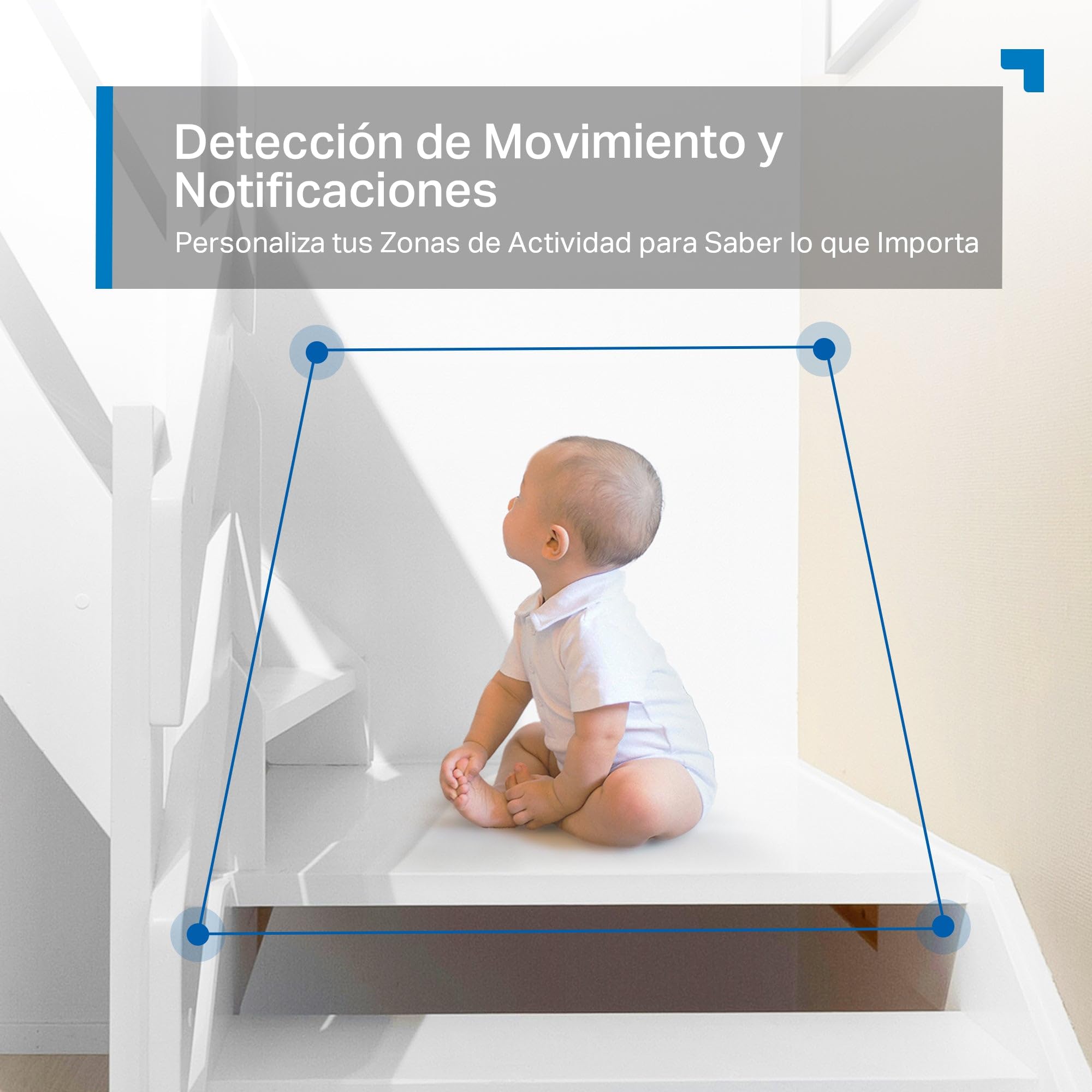 Tapo C216, Mini Cámara de Vigilancia 2K 3MP 360°, Grabación Interior/Exterior, Detección IA y Notificaciones, Tarjeta MicroSD de hasta 512 GB