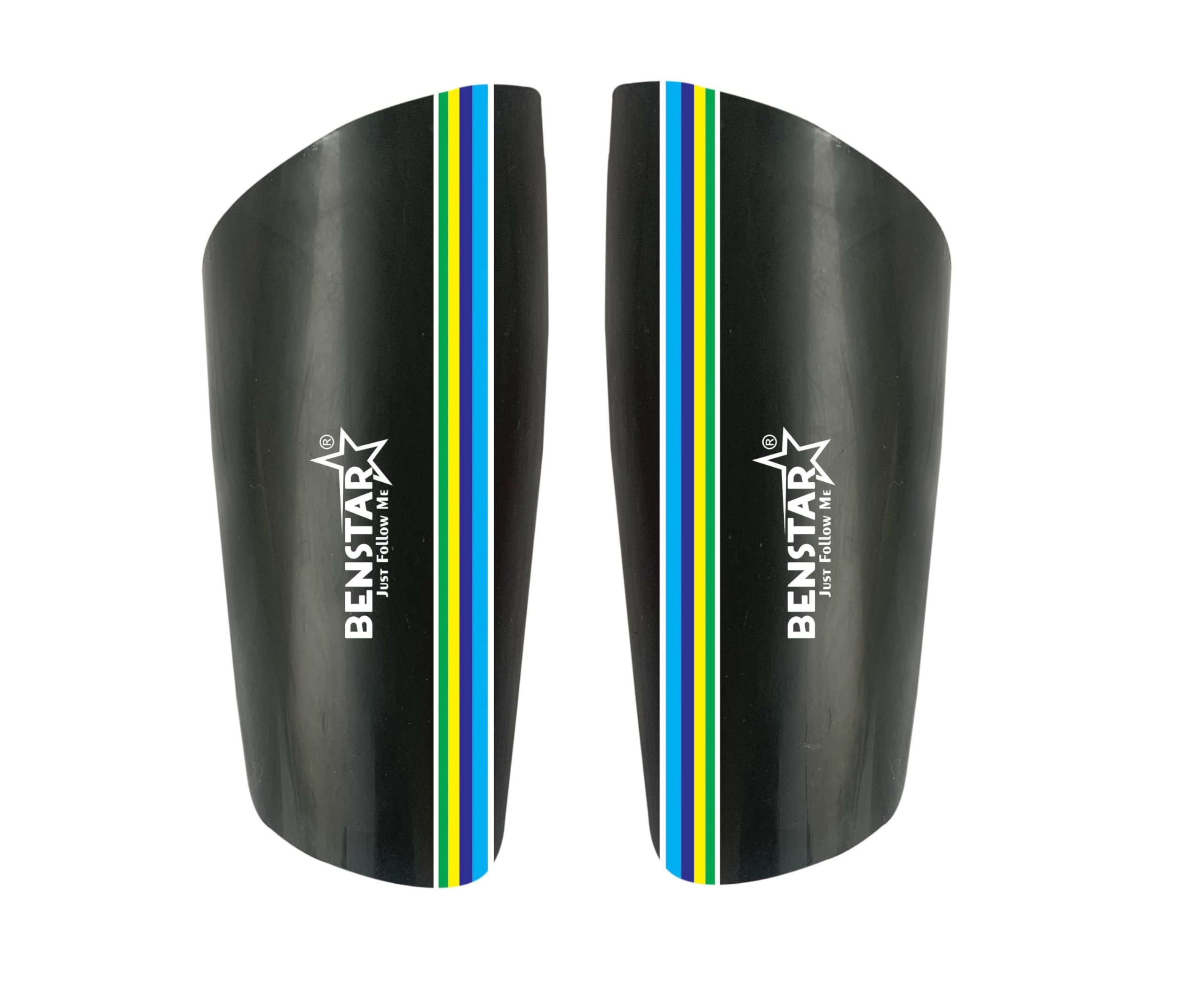 Classic Football Shin Guard/Safety Guard/Hard Plastic Shin Guard (Youth Size) (Black)