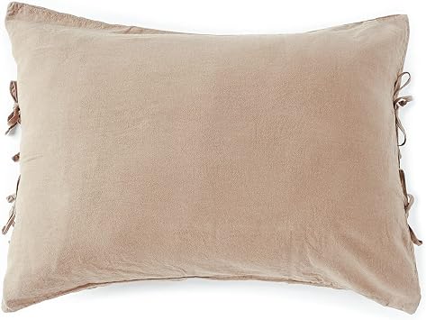 Southern Living Simplicity Collection Garrison Washed Linen & Cotton Taupe King Sham