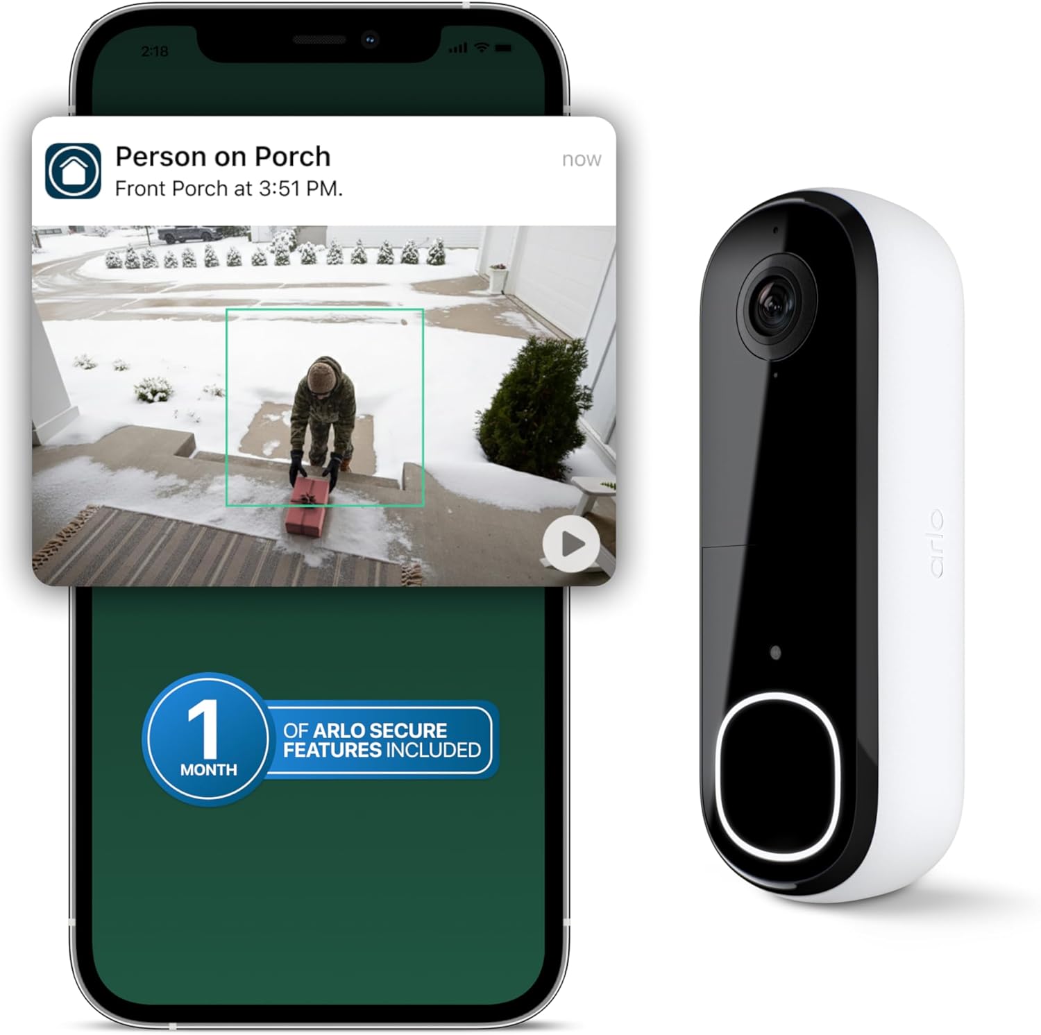 Arlo Video Doorbell 2K (2nd Gen