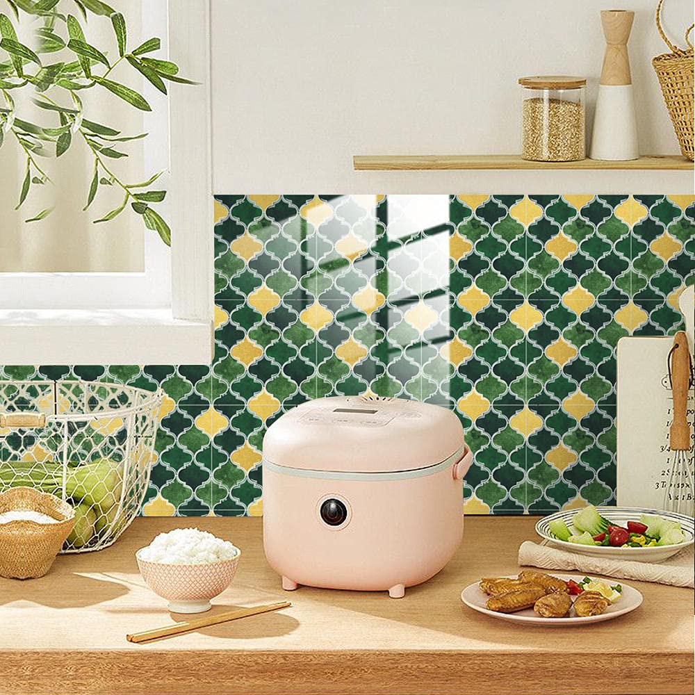 Fantasnight Lot De 12 Autocollants De Carrelage Mural En Vinyle