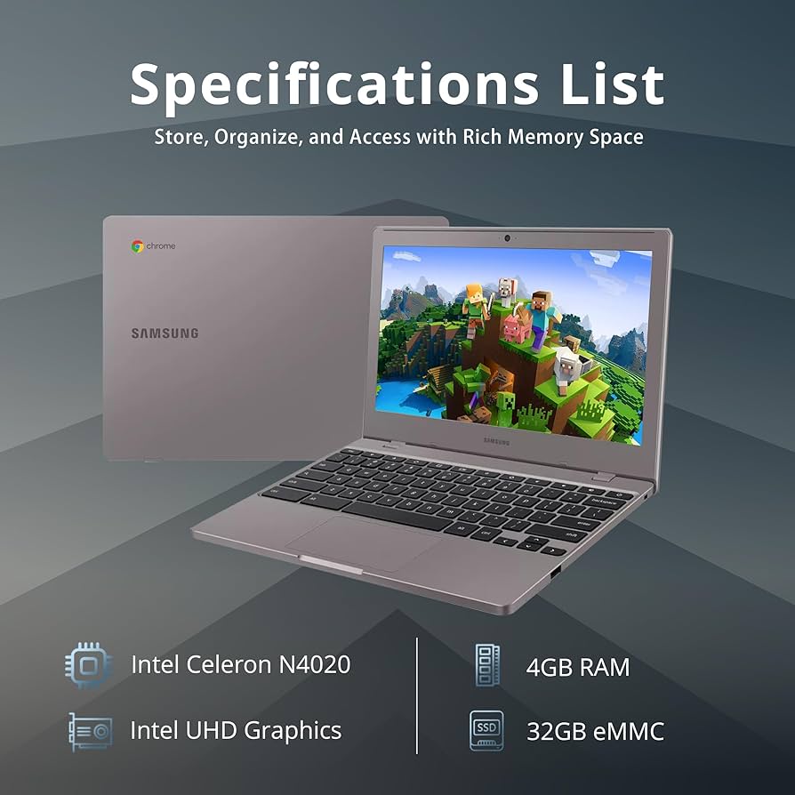 SAMSUNG - サムソンクロームbook 4 Celeron N4020 新品未開封シルバー色 Samsung Chromebook 4 11.6